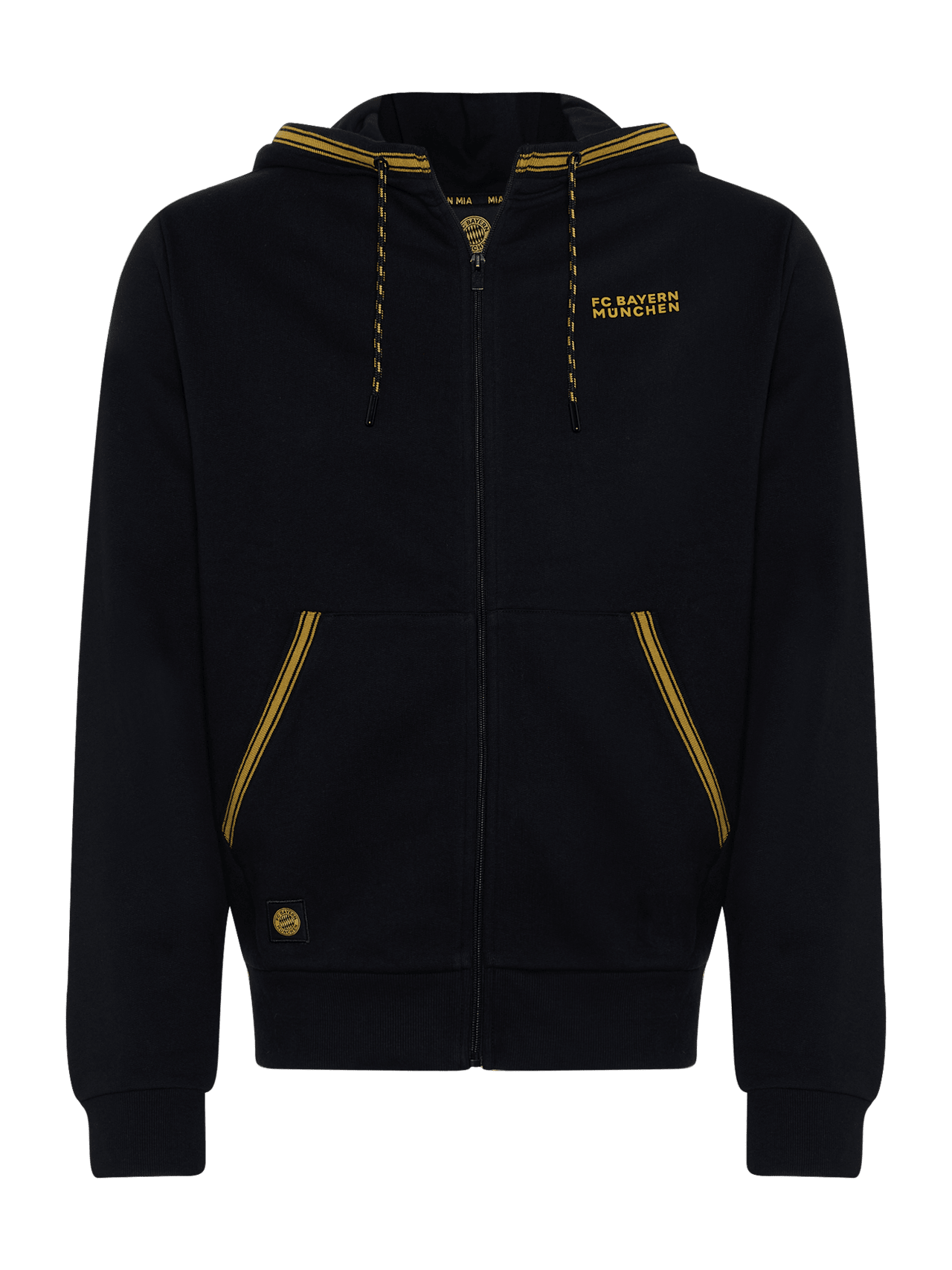 Trainingsanzug Black & Gold detail 1