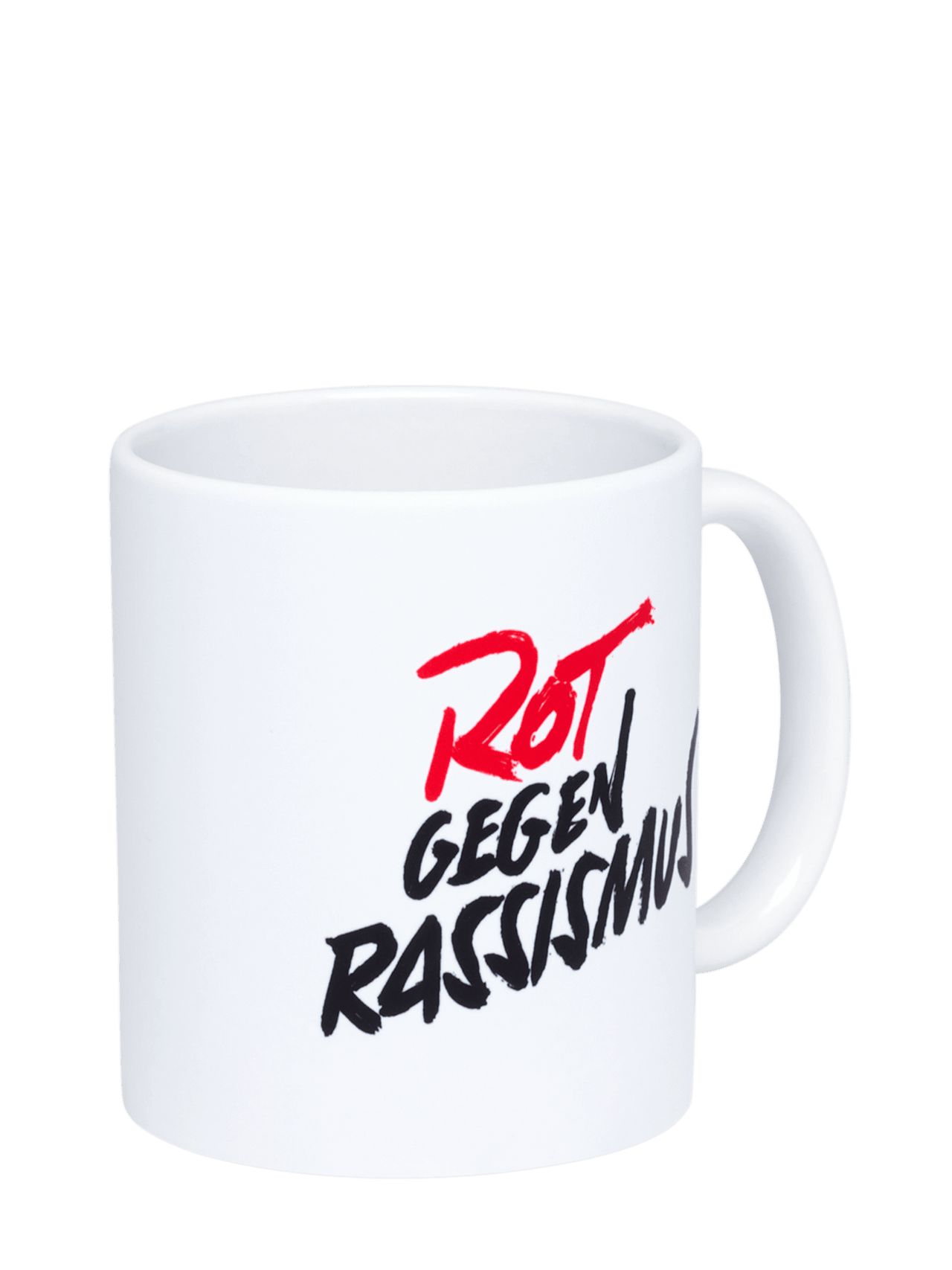 Tasse Rot gegen Rassismus detail 1