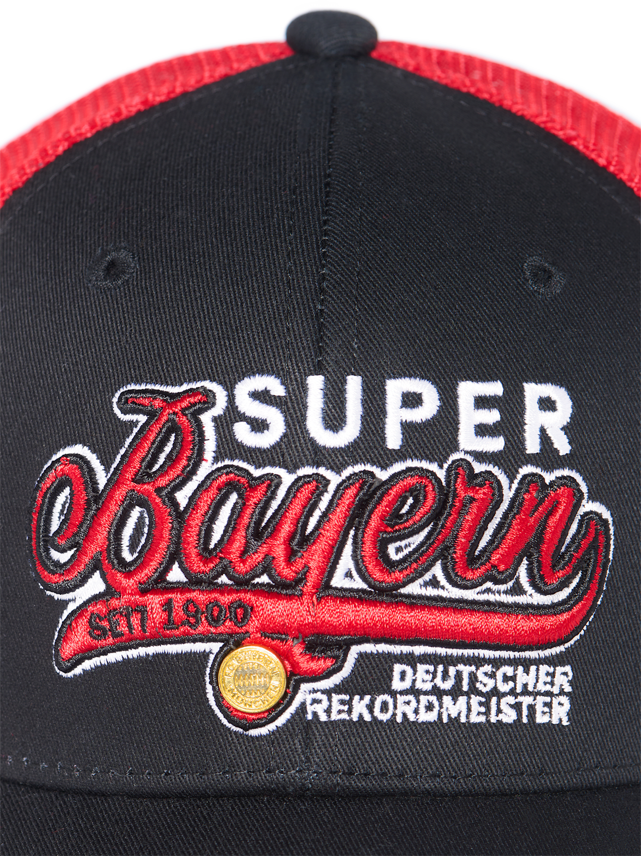 Trucker-Cap Super Bayern detail 3