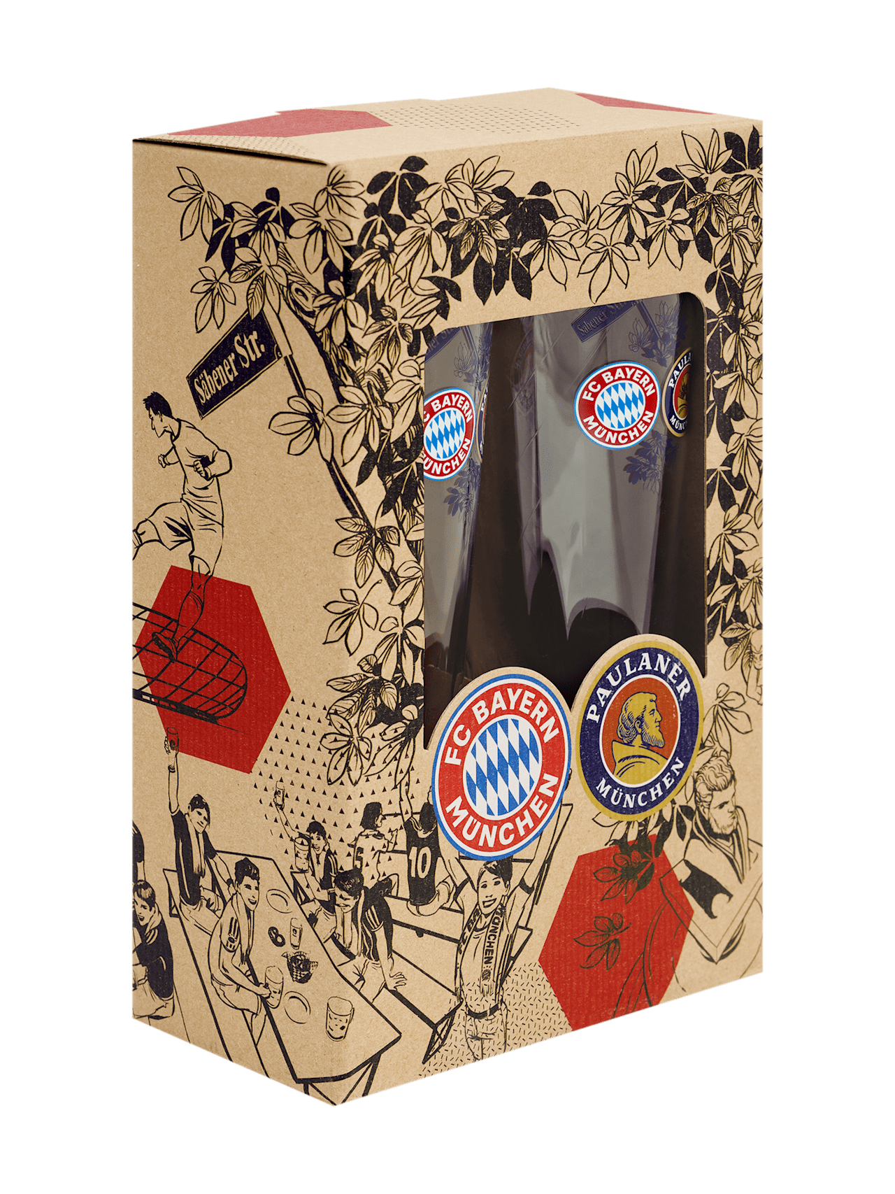 Weissbier glass set of 2 detail 3