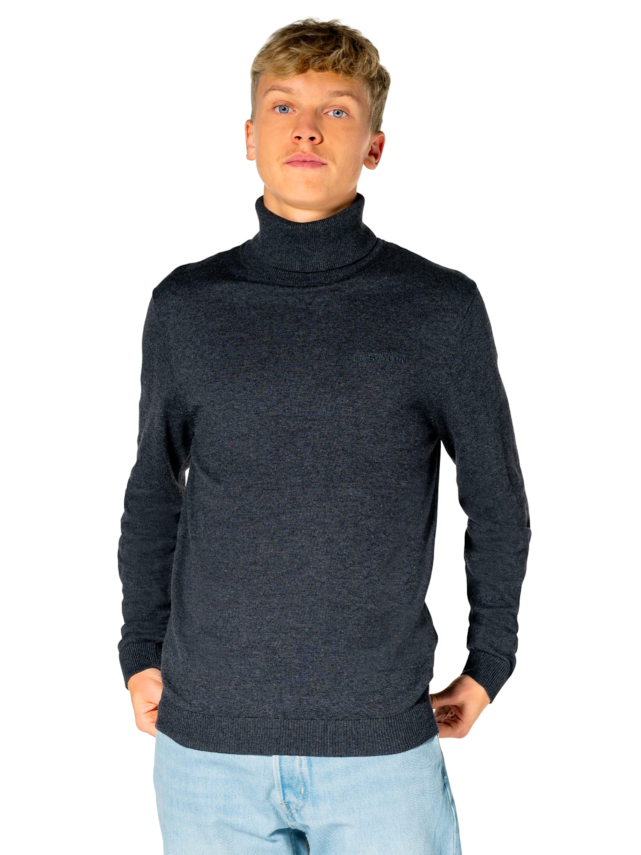Rollkragen-Pullover Classic detail 4