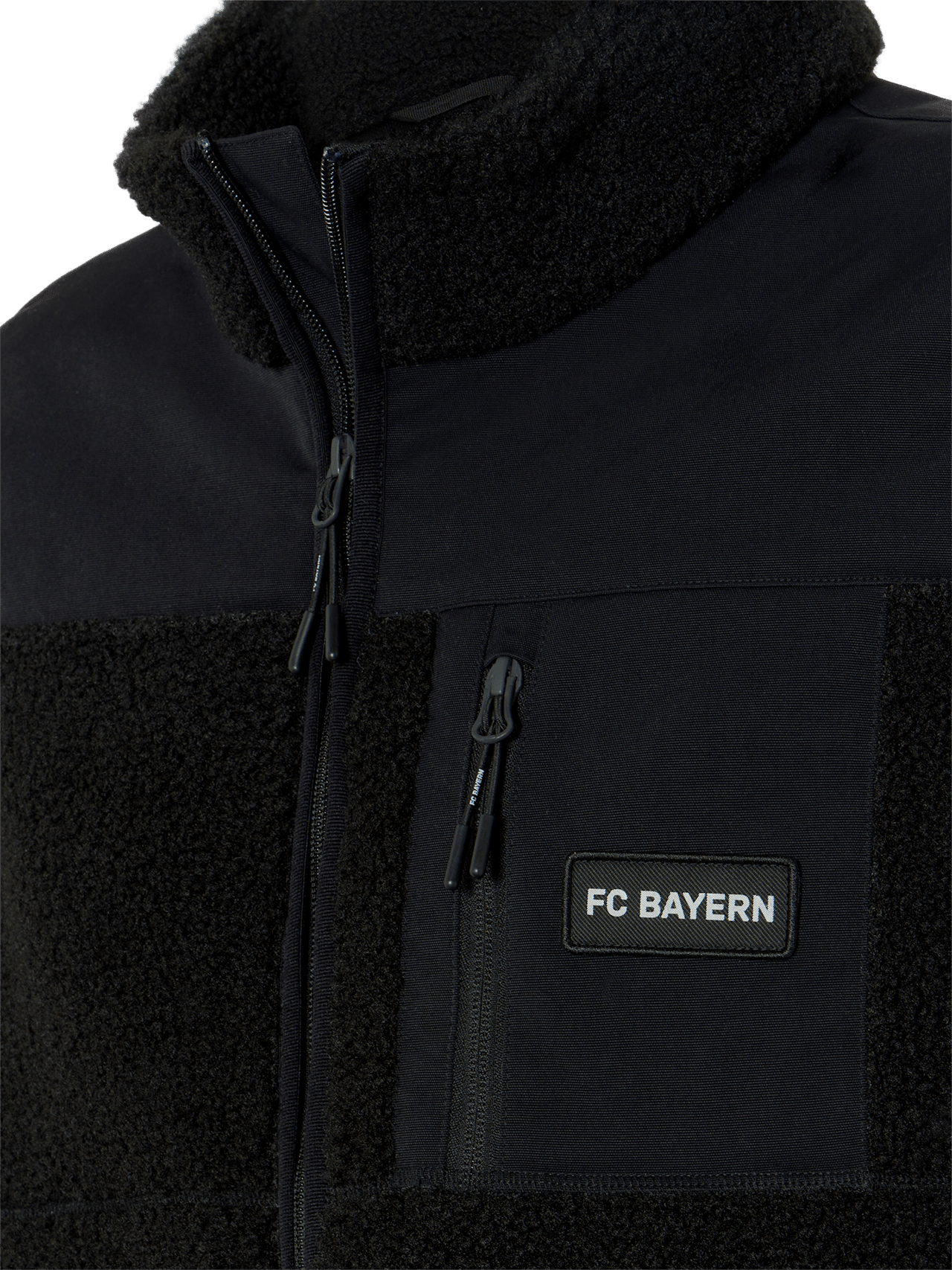 Sherpa waistcoat Dark Shade detail 3