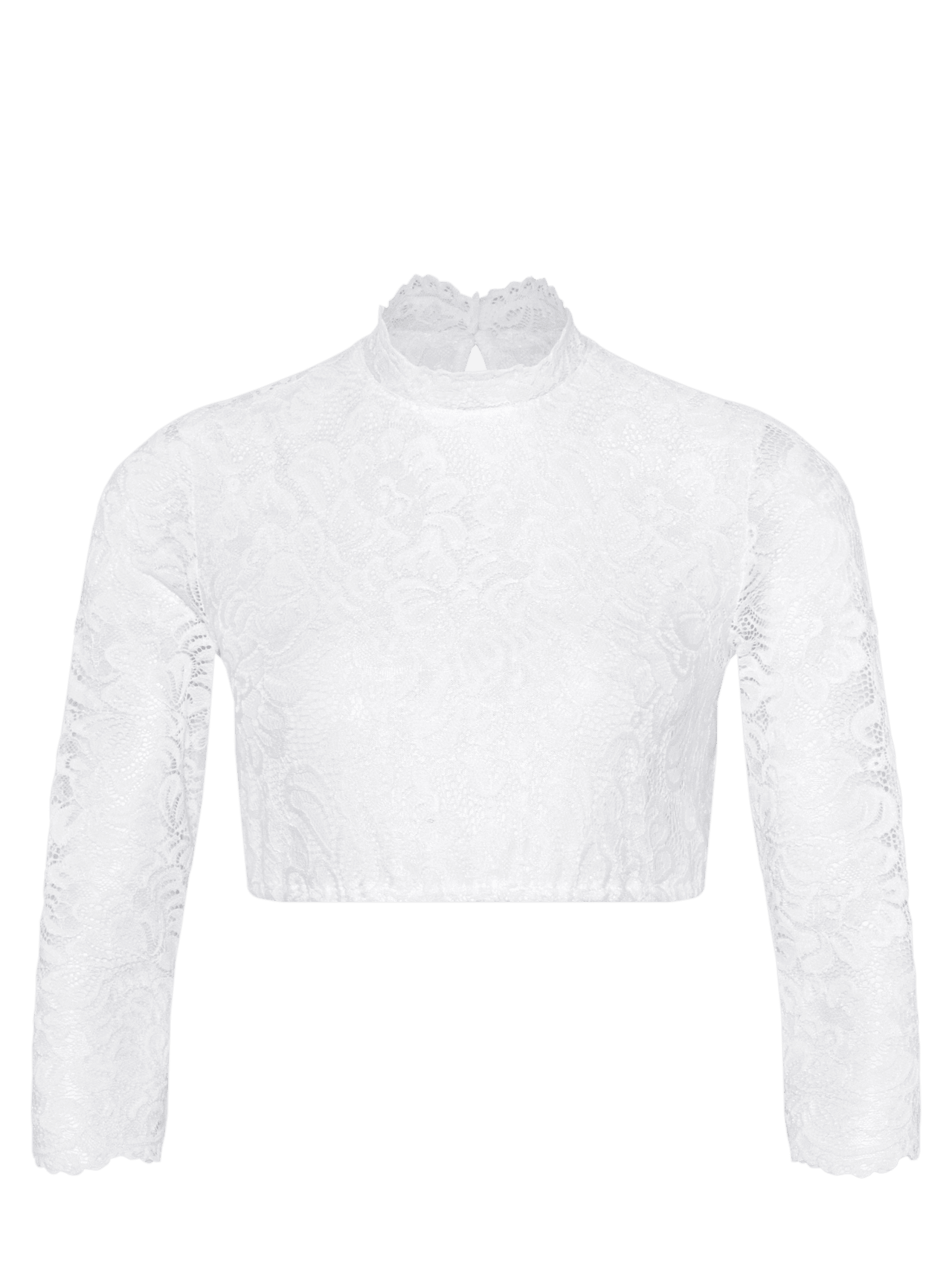 Dirndlbluse Spitze detail 1