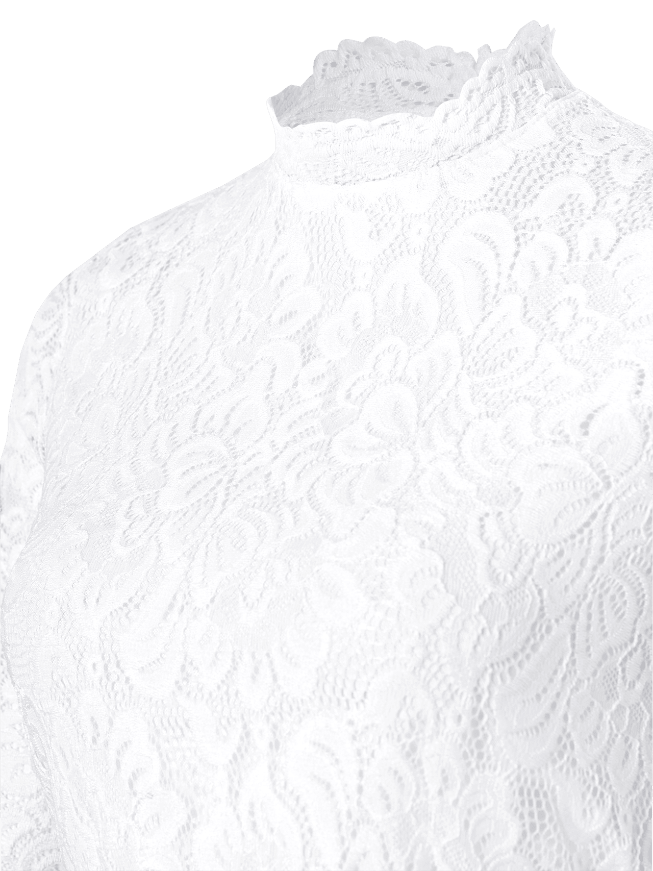 Dirndlbluse Spitze detail 4
