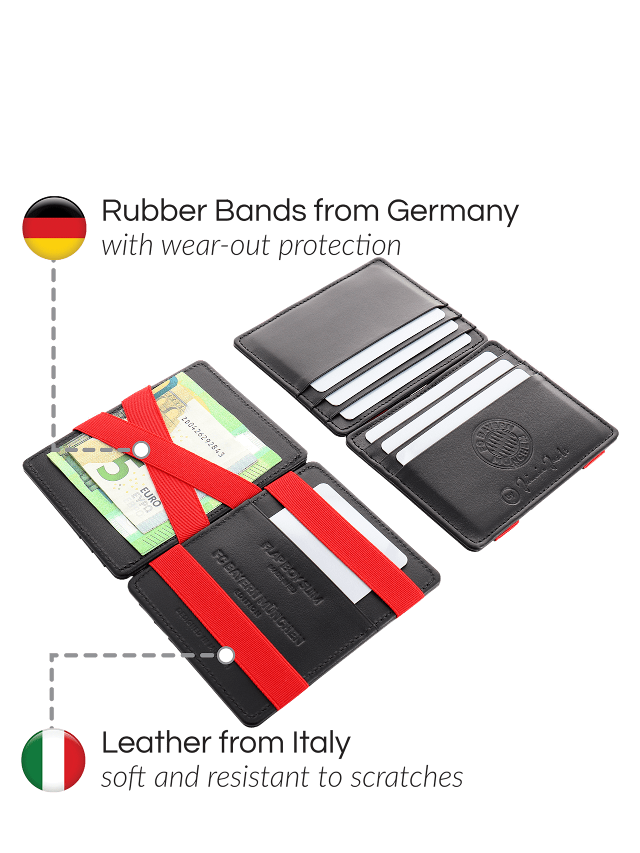 Wallet Flap Boy Slim without coin pocket detail 7