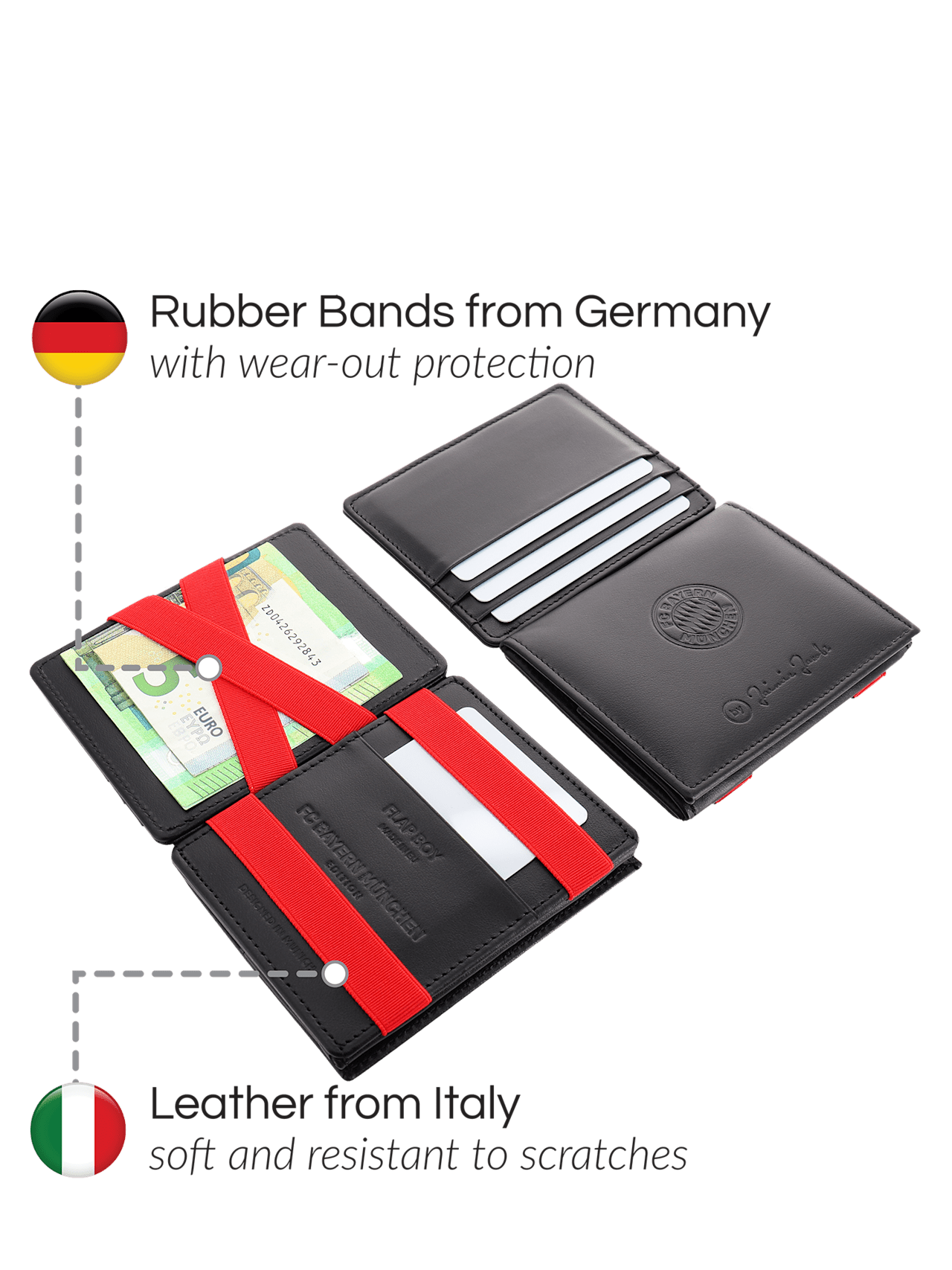 Wallet Flap Boy with coin pocket detail 7