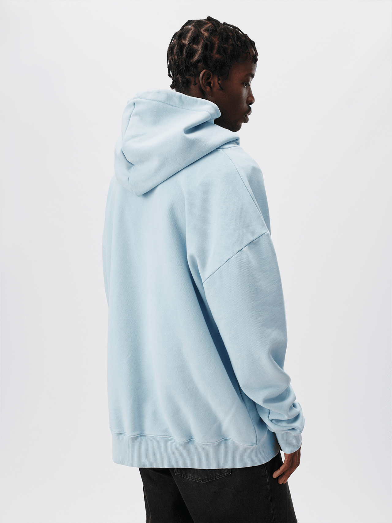 Heavy-Washed Hoodie King detail 5
