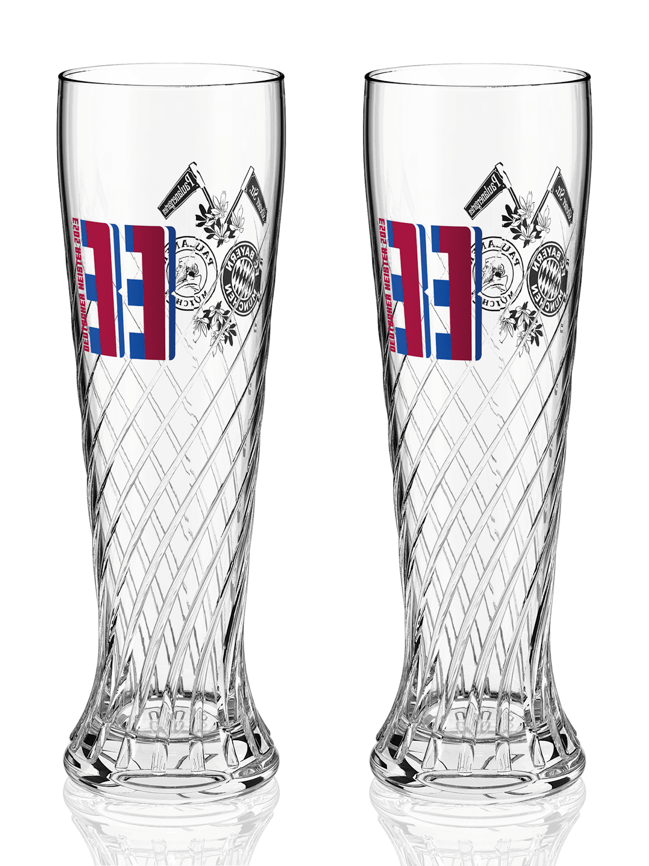 Wheat beer glass Dt. Meister set of 2 2023 detail 1
