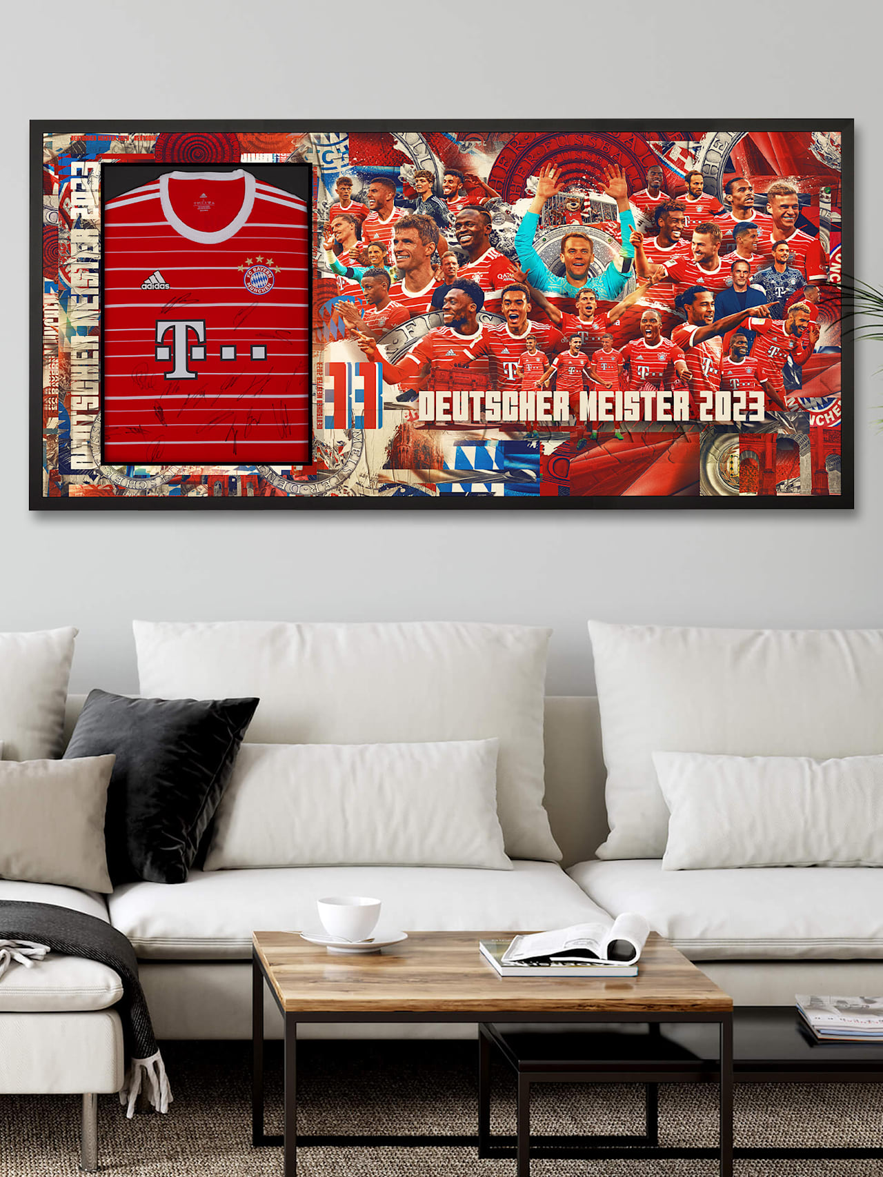 Trikotrahmen Deutscher Meister 2023 detail 1