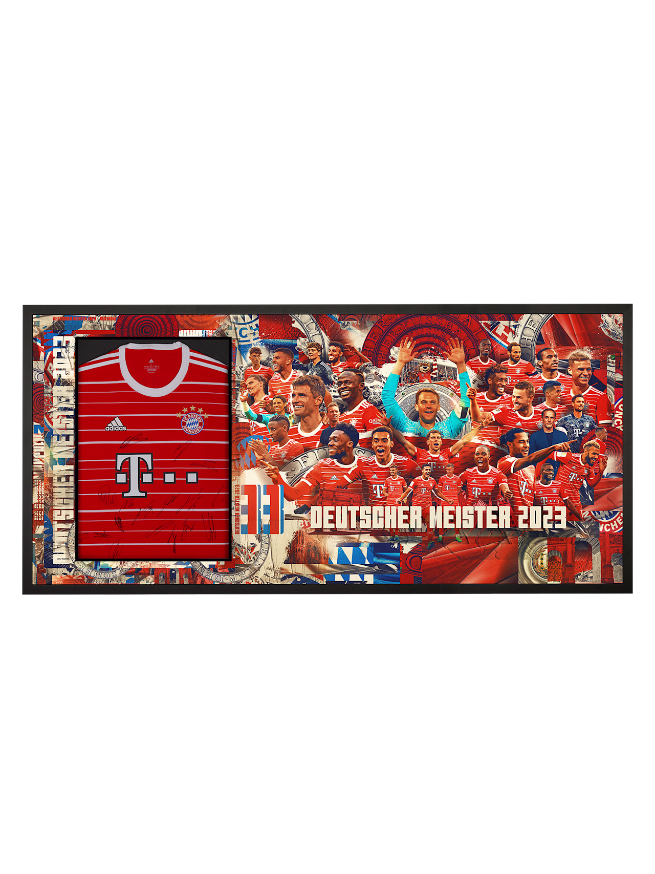 Trikotrahmen Deutscher Meister 2023 detail 2
