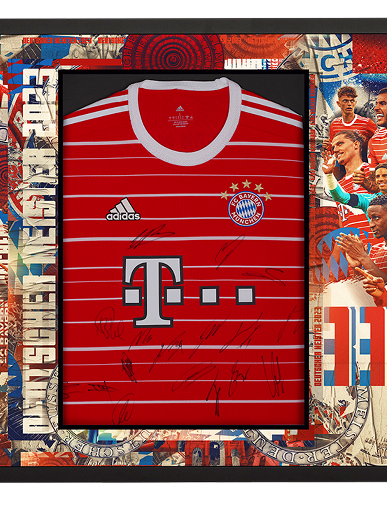 Trikotrahmen Deutscher Meister 2023 detail 3