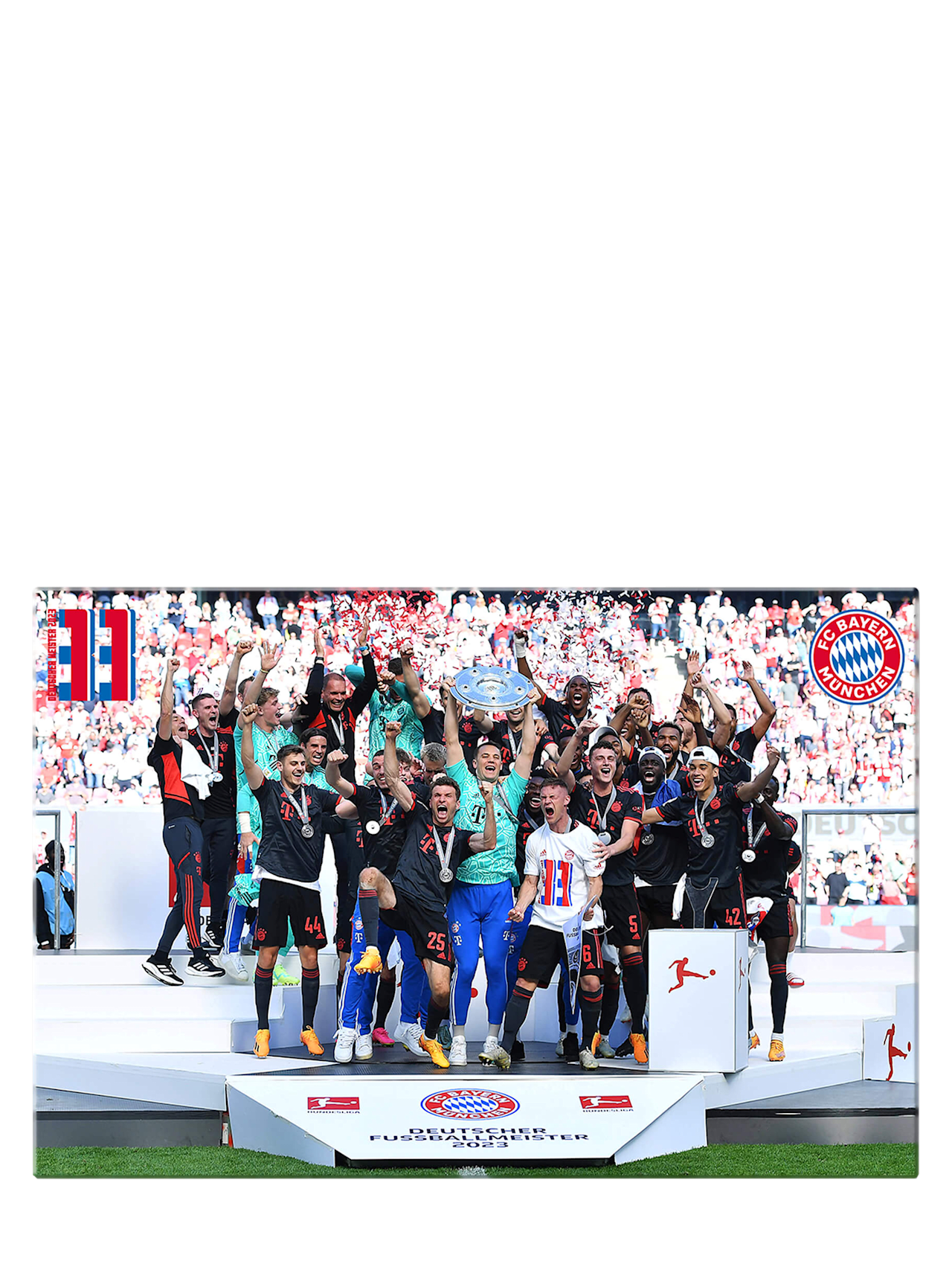 Glasbild Deutscher Meister 2023 detail 1