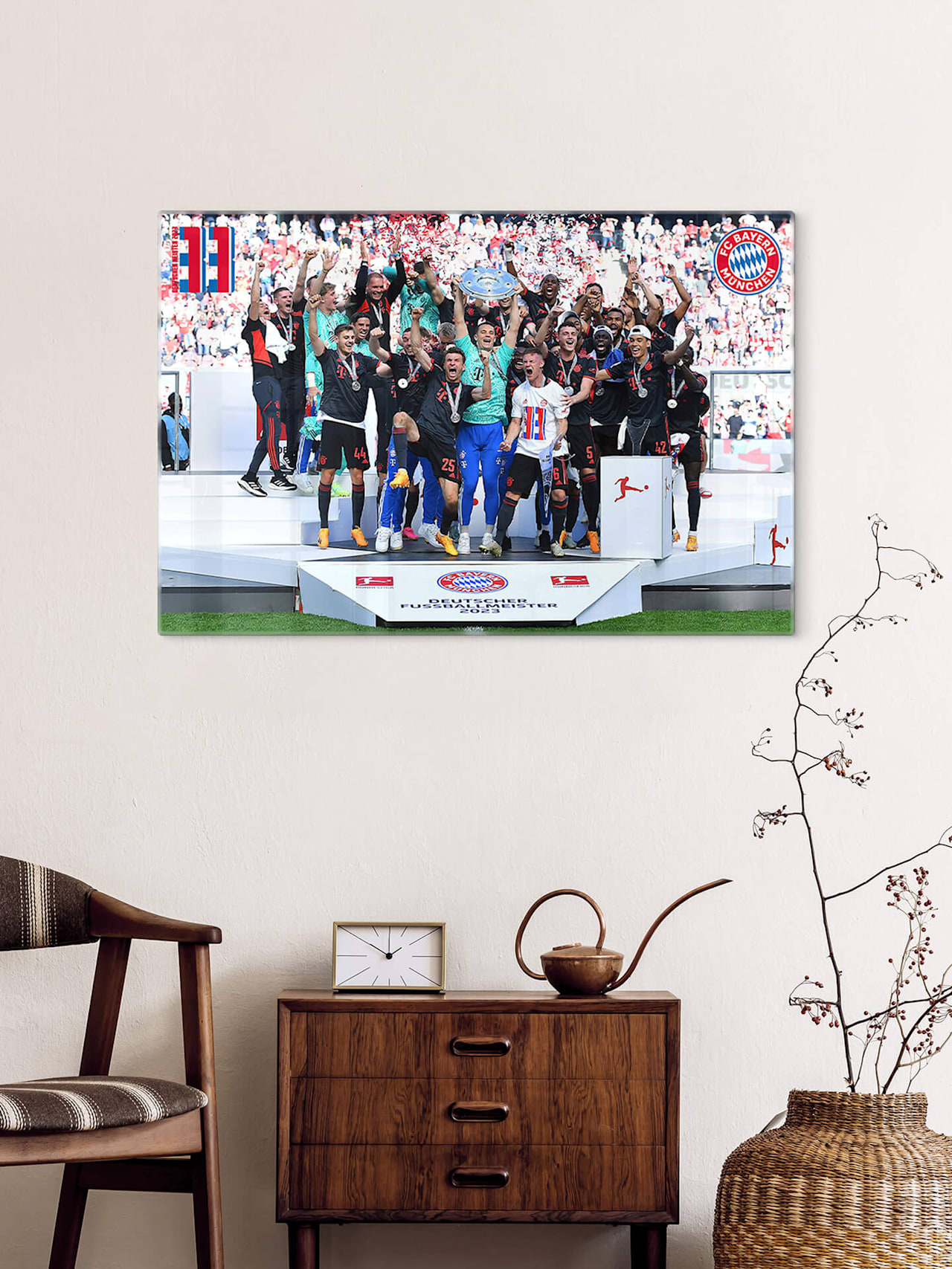 Glasbild Deutscher Meister 2023 detail 2