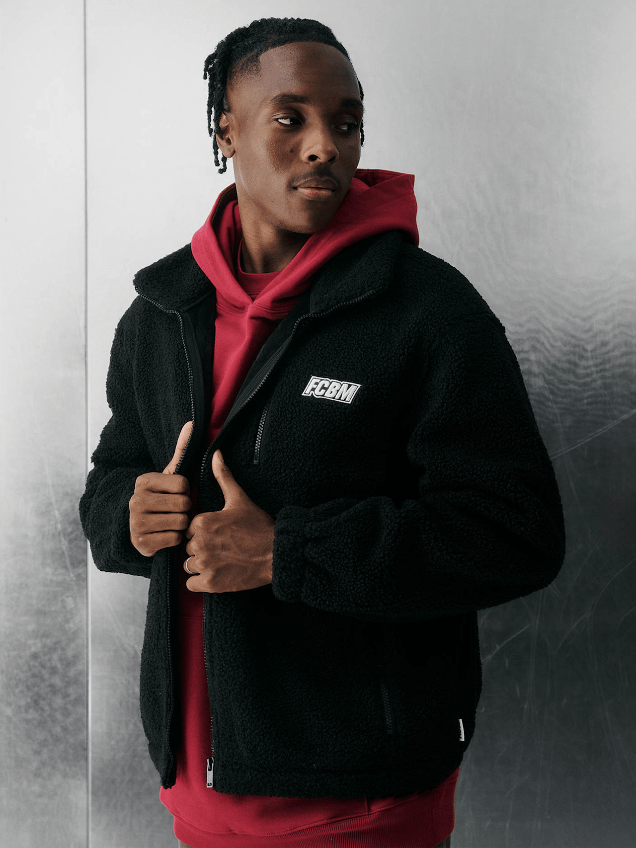 Fleecejacke FCBM detail 4