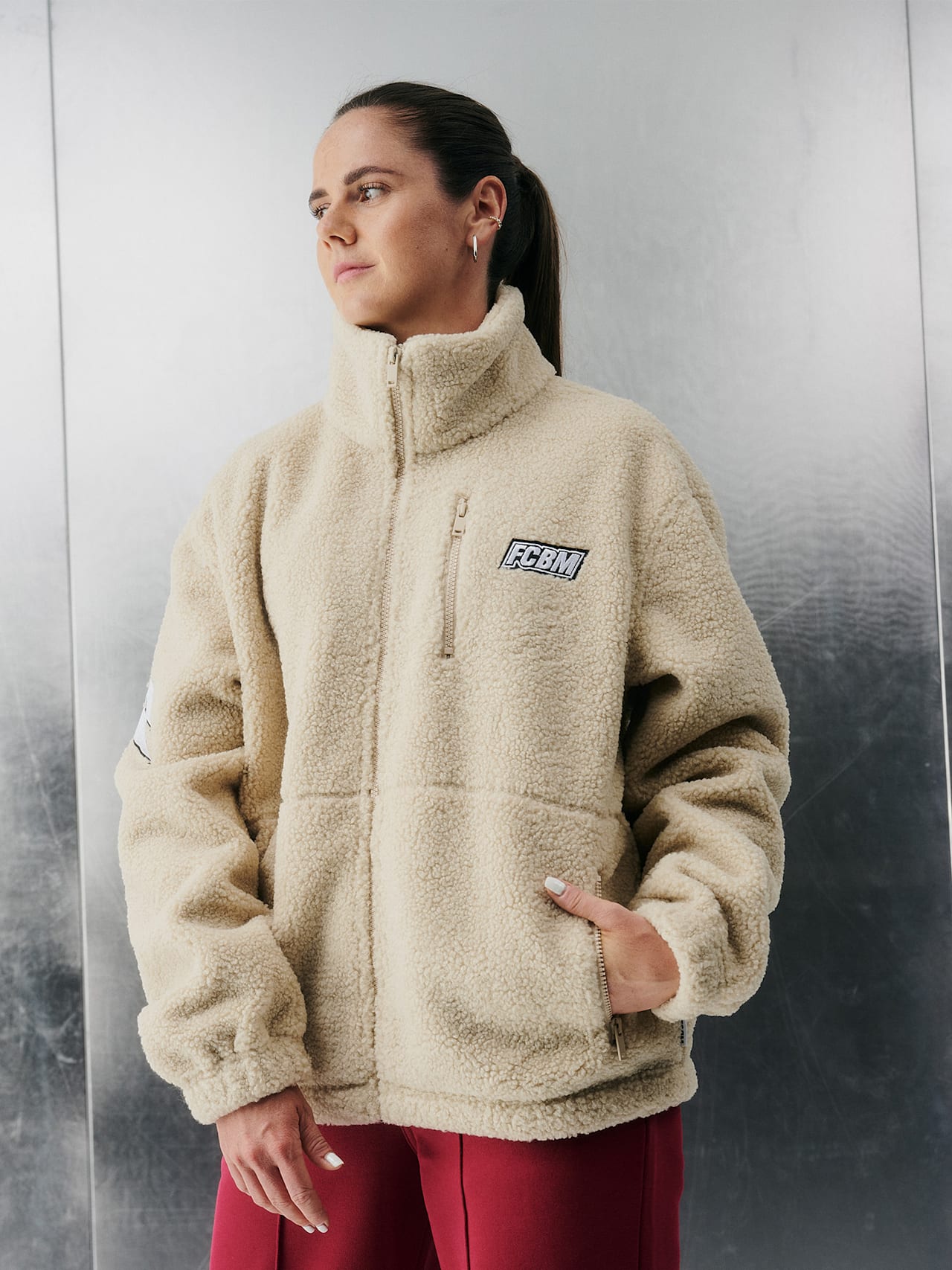 Fleecejacke FCBM detail 5