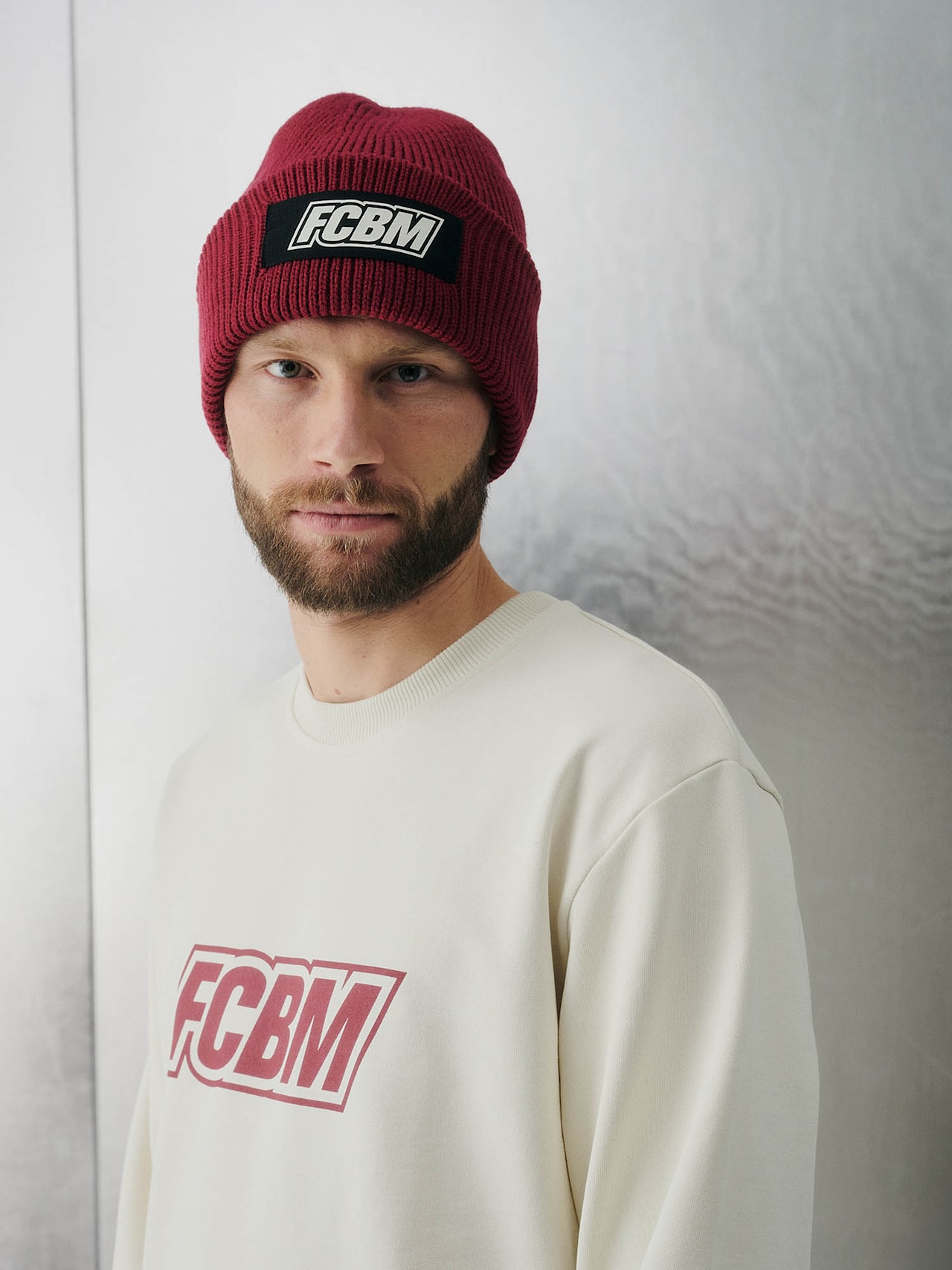 FCBM beanie detail 3
