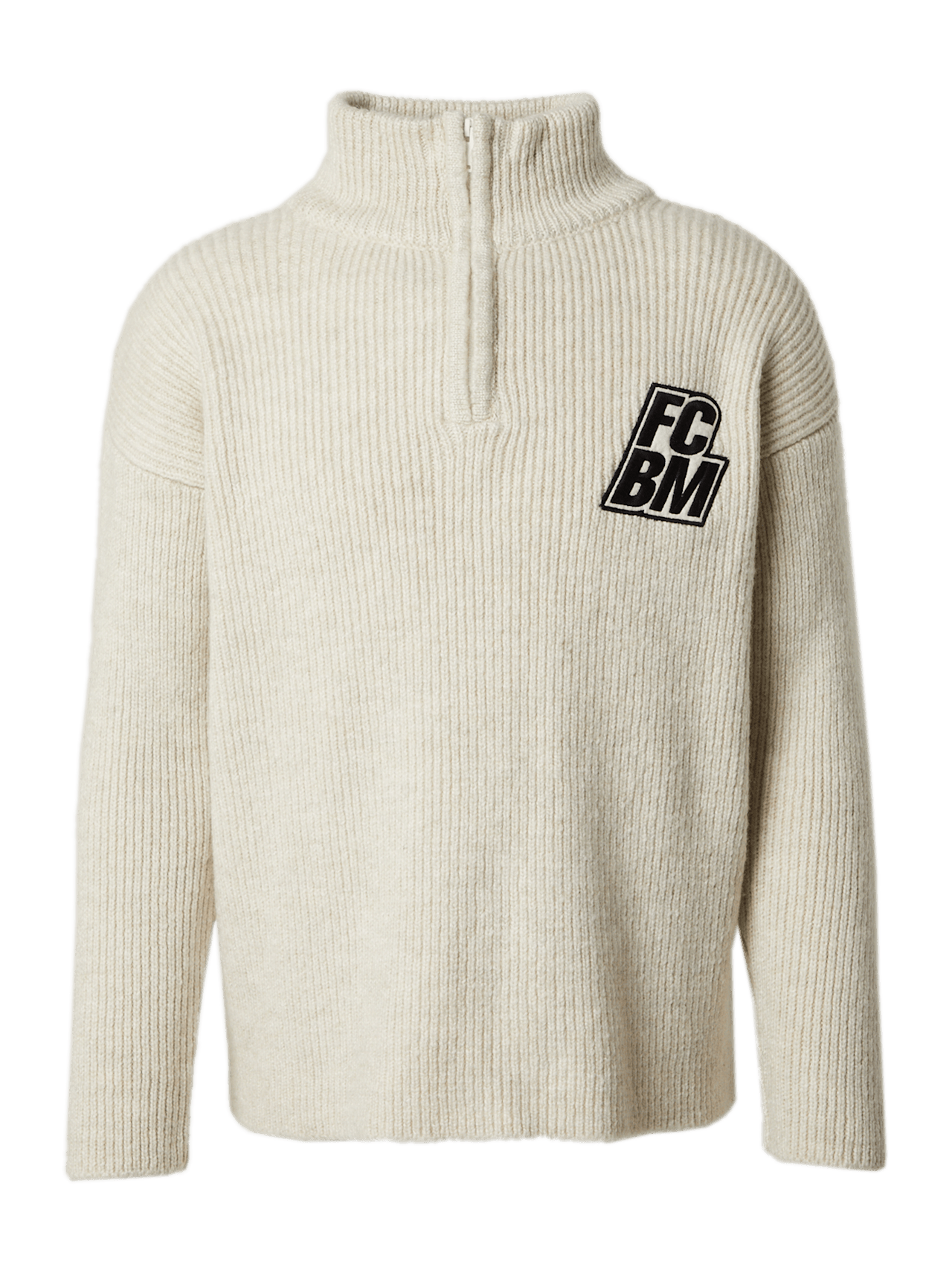 Half-Zip Strickpullover FCBM detail 1
