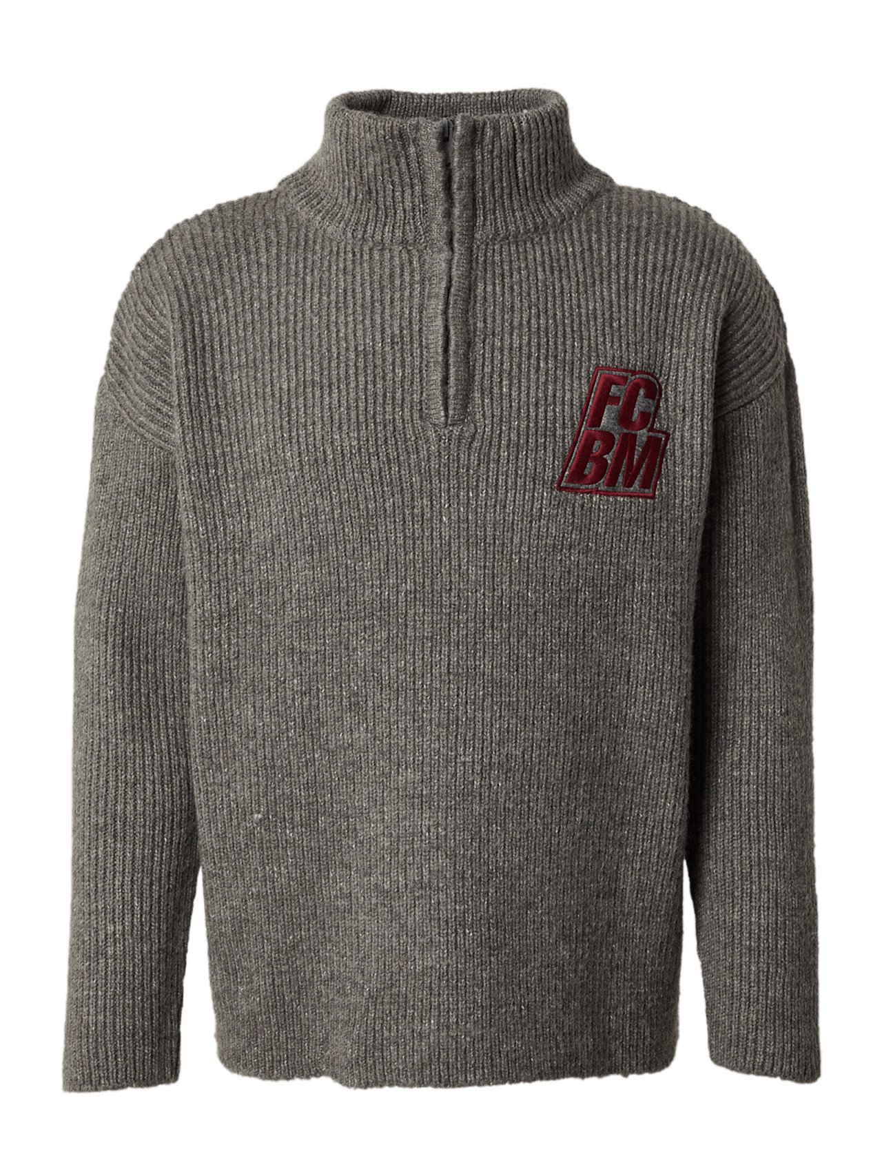Half-zip knit jumper FCBM detail 1