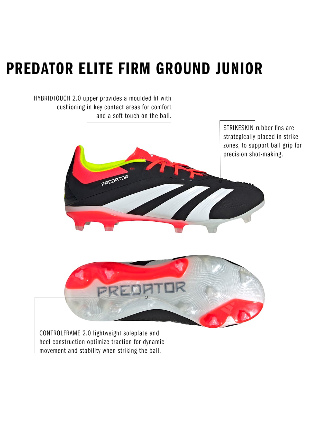 Fußballschuhe PREDATOR ELITE FG J detail 6