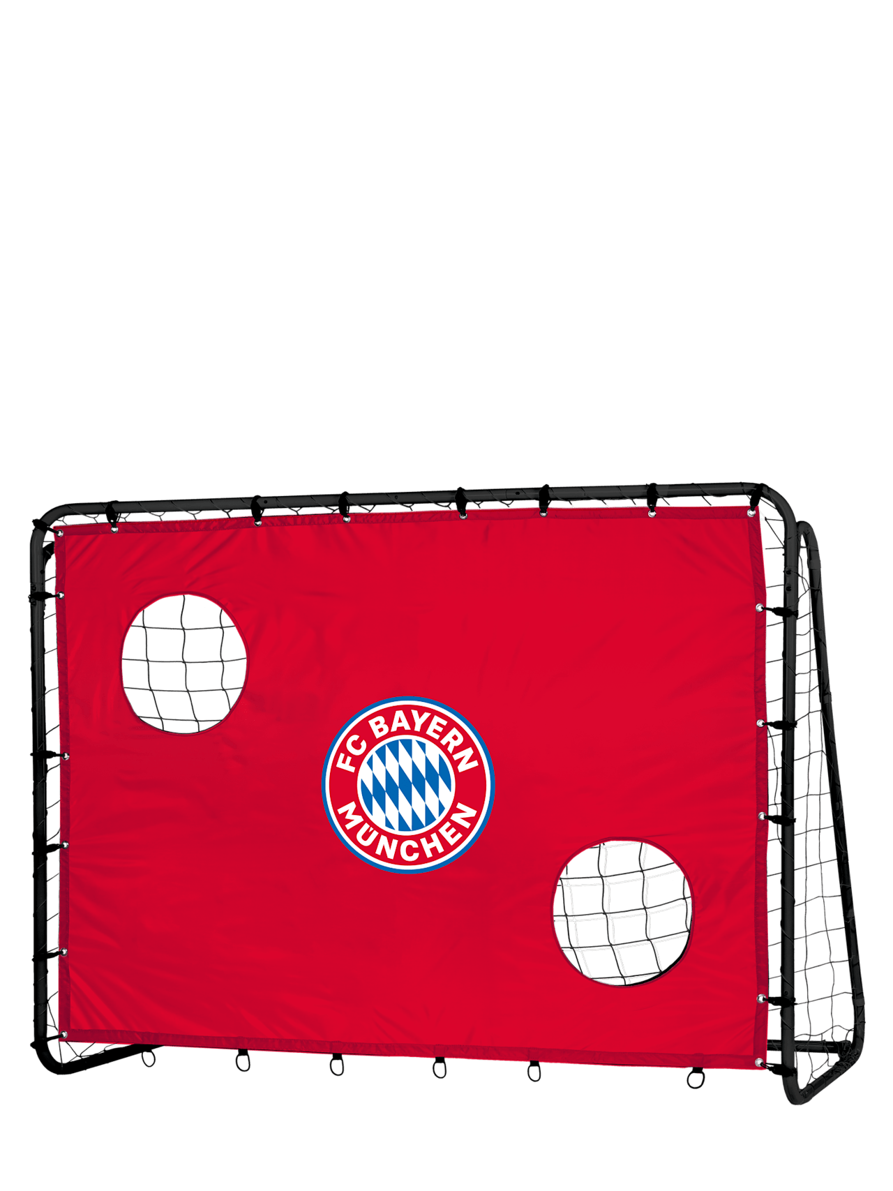 Fußballtor mit Torwand detail 1