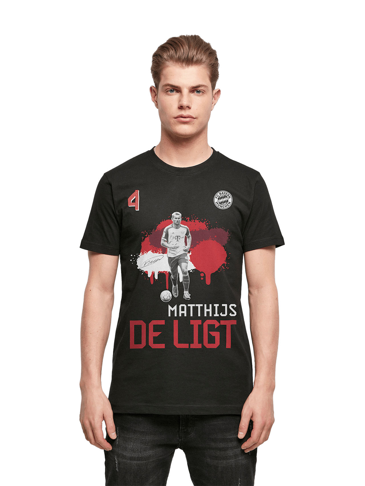 T-shirt De Ligt detail 3