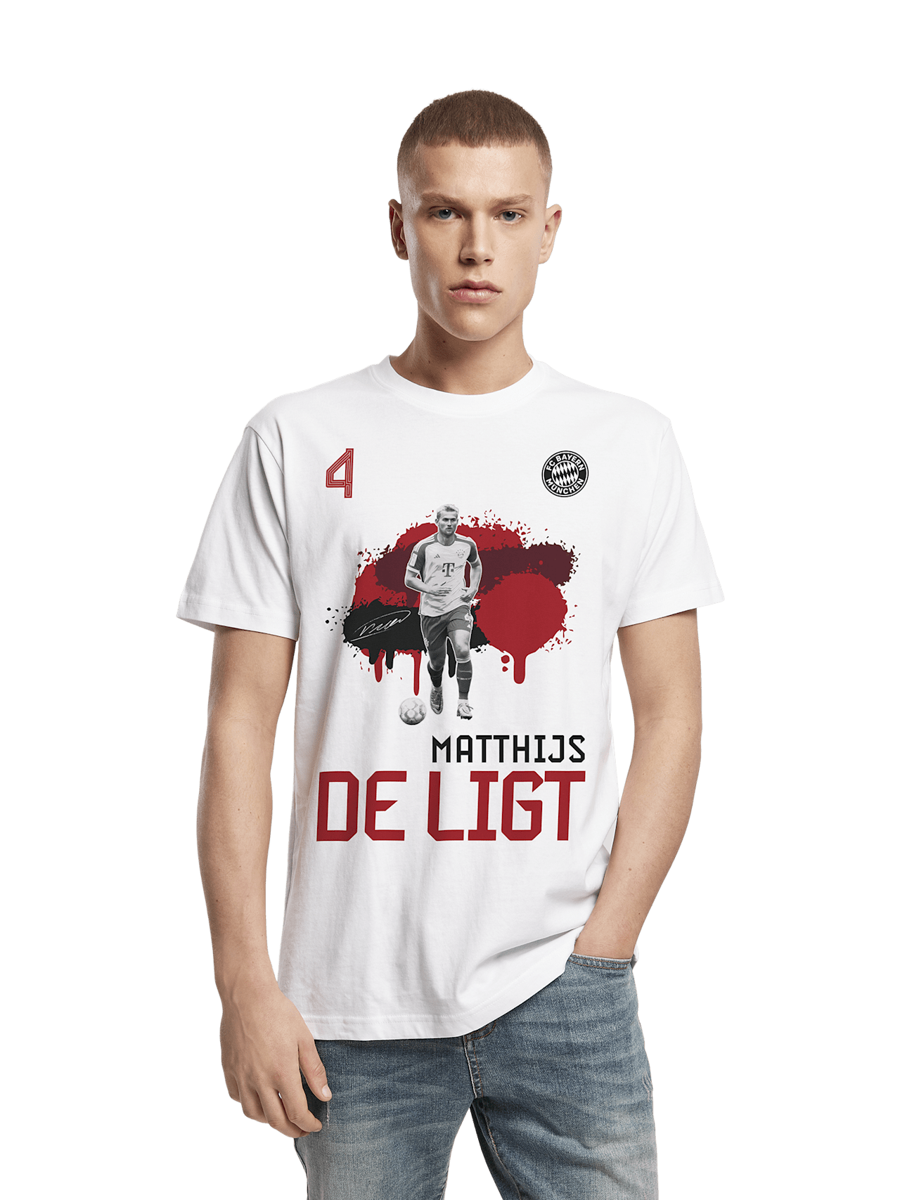 T-shirt De Ligt detail 3