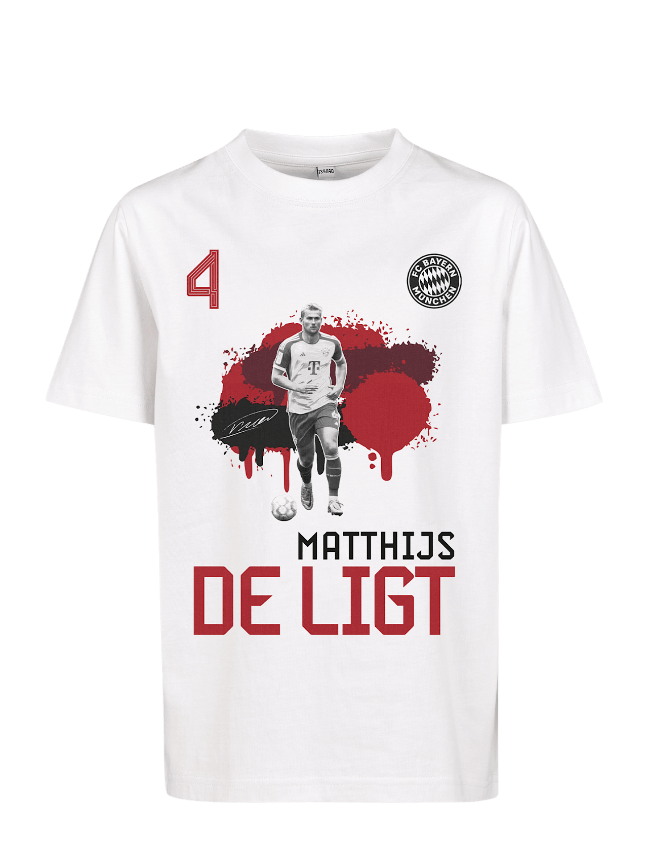 T-shirt De Ligt detail 1