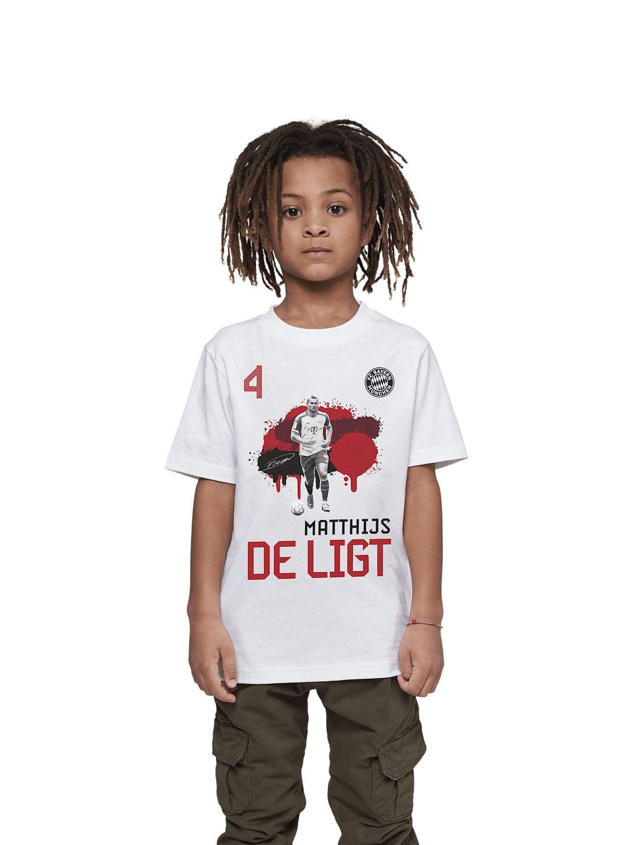 T-shirt De Ligt detail 3
