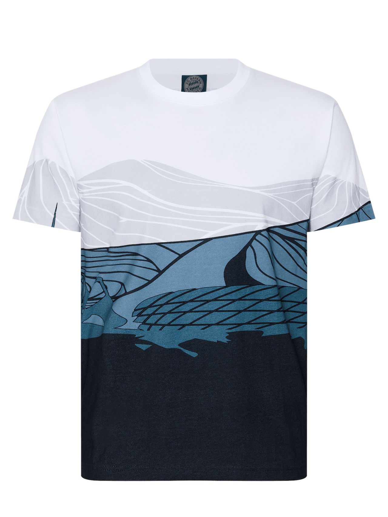 T-Shirt Mountain Skyline detail 1