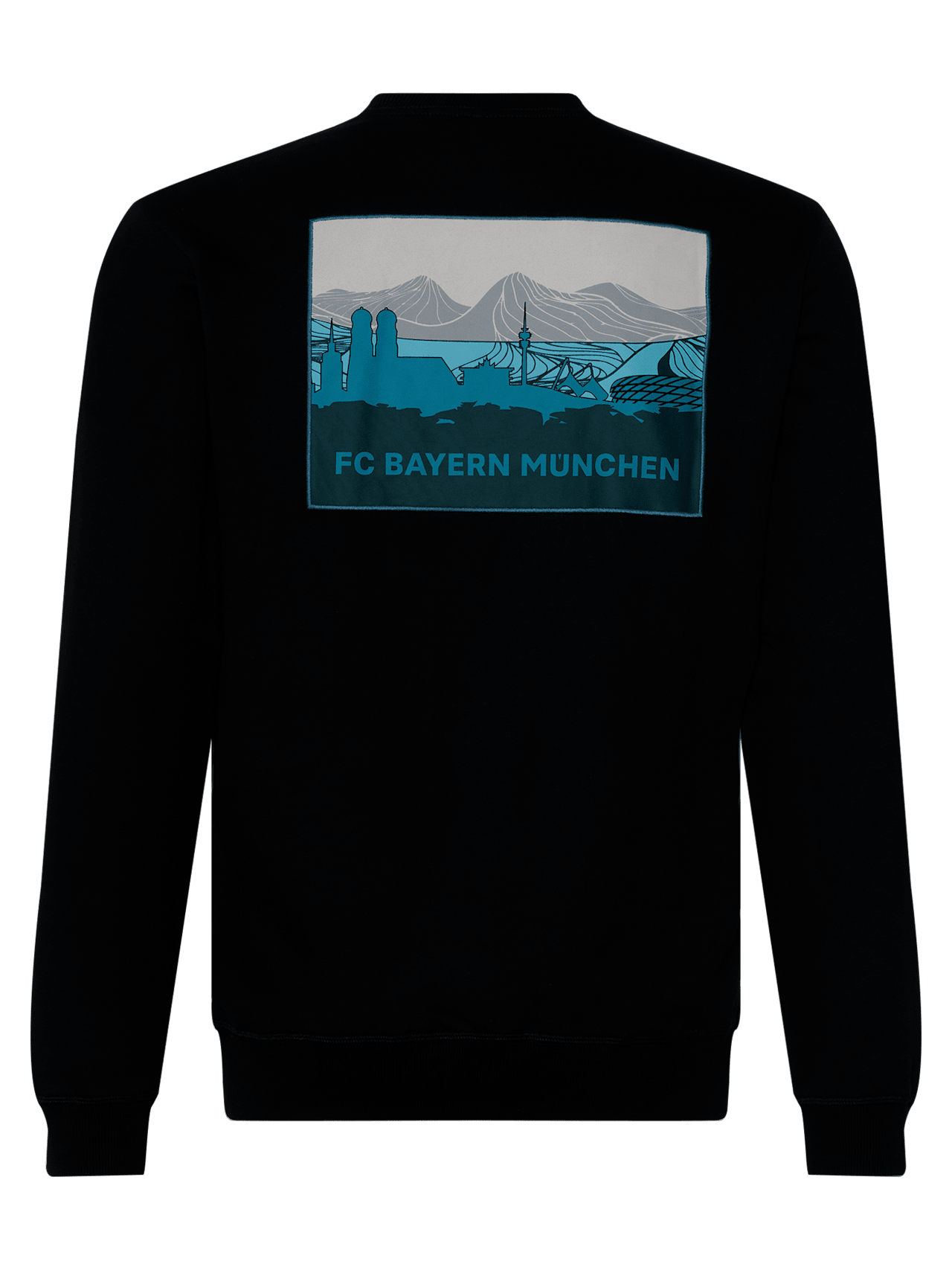 Mountain Skyline sweatshirt detail 2