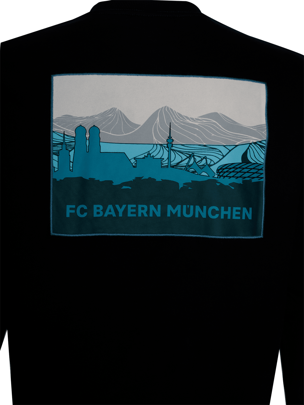 Mountain Skyline sweatshirt detail 4