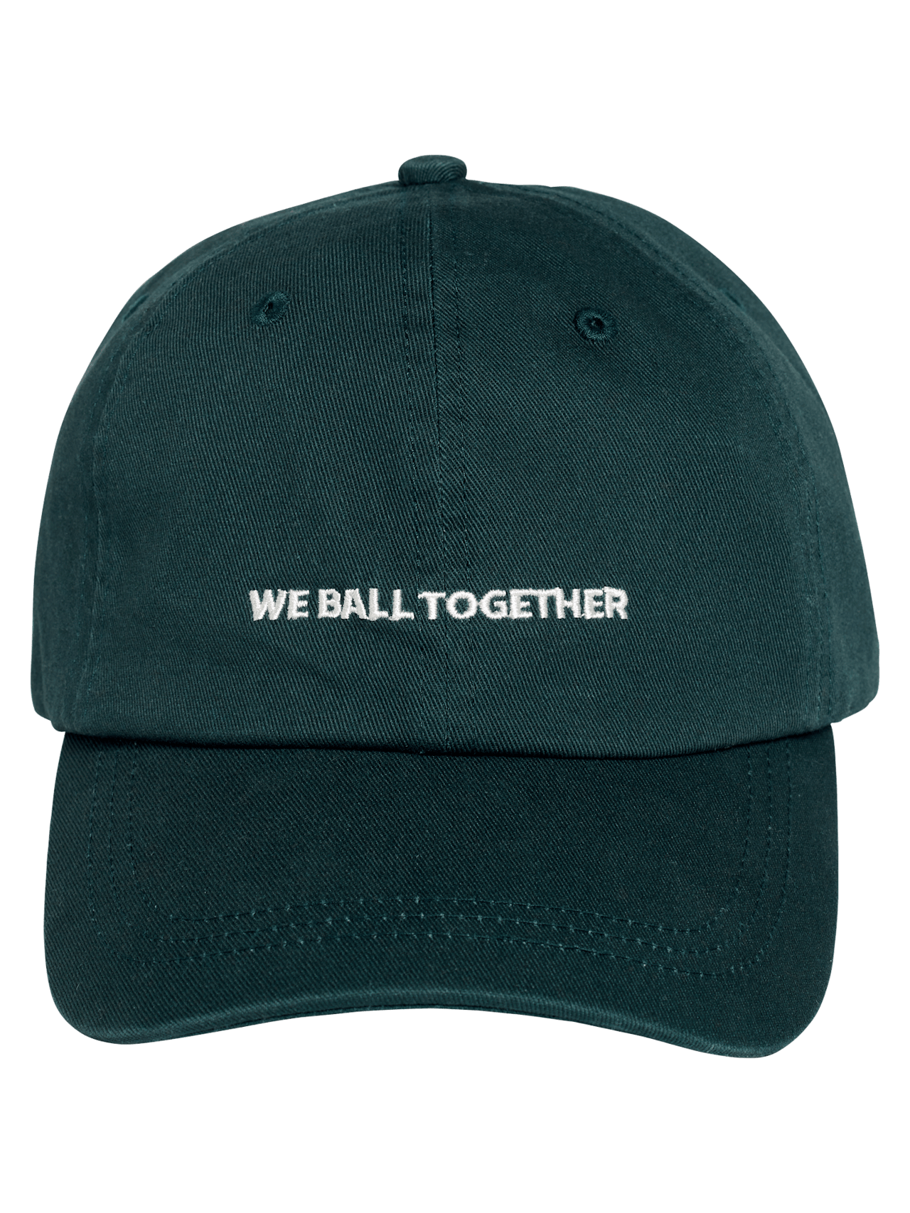 Basketball Baseball Cap We Ball Together detail 1