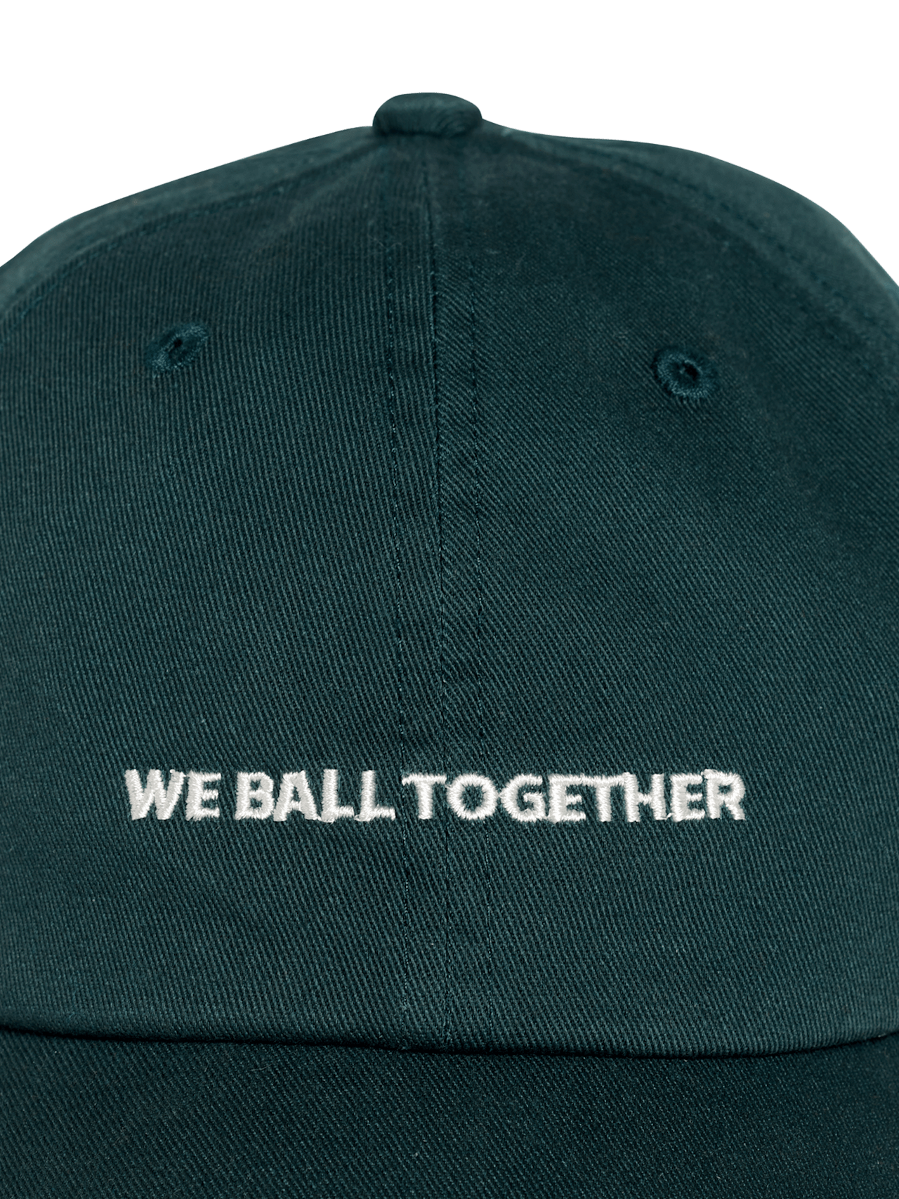 Basketball Baseball Cap We Ball Together detail 2