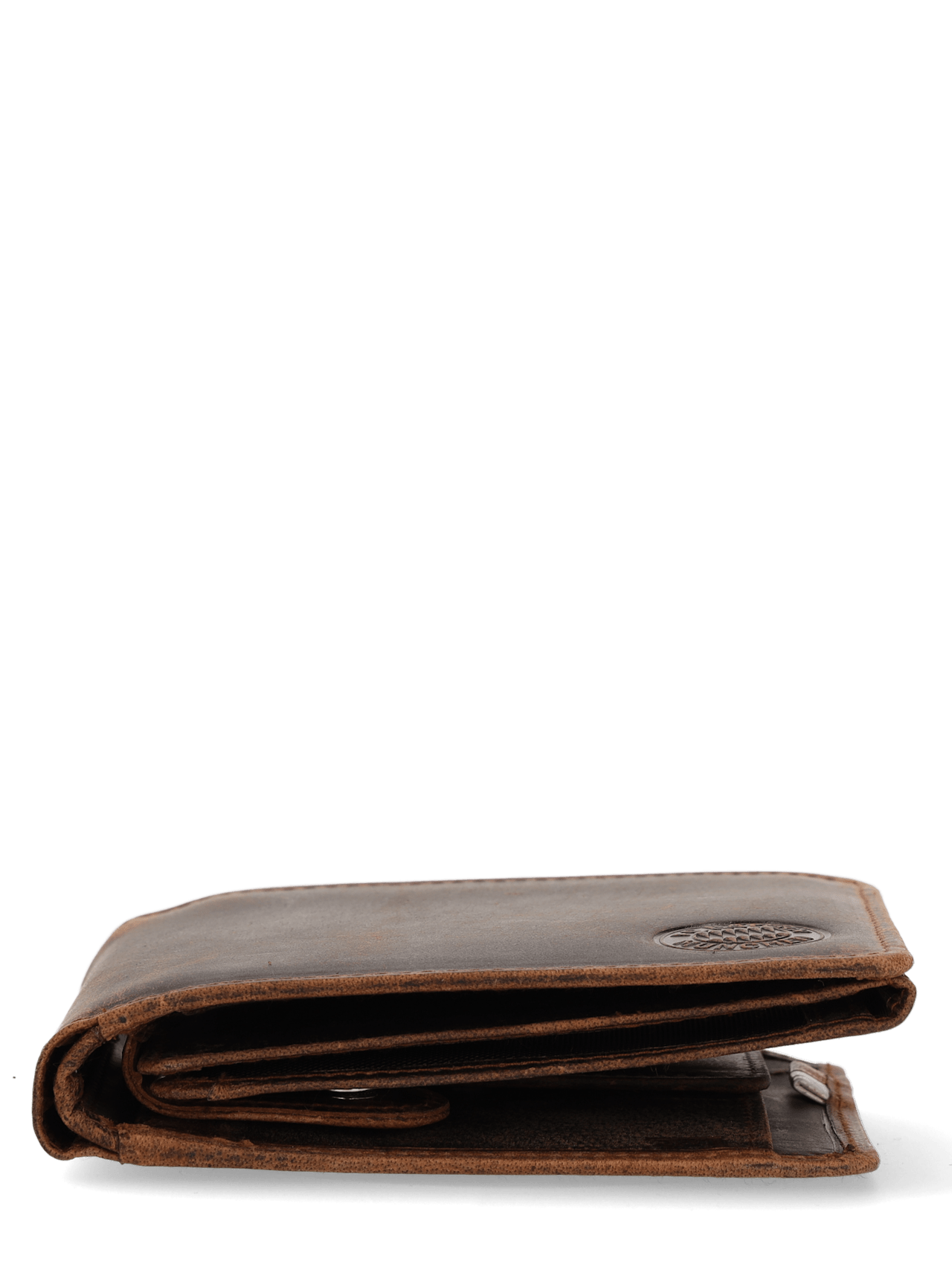 Leather set wallet & key fob detail 4