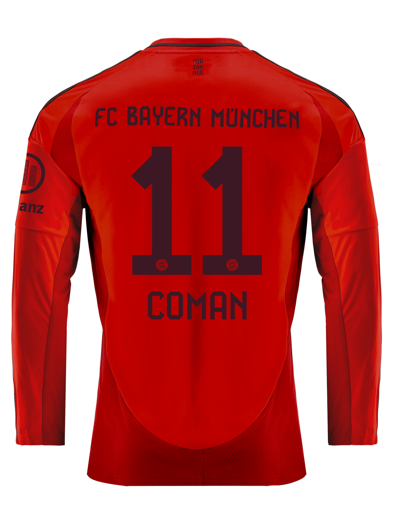 Kingsley Coman Men Long Sleeve Jersey Home 24-25 1