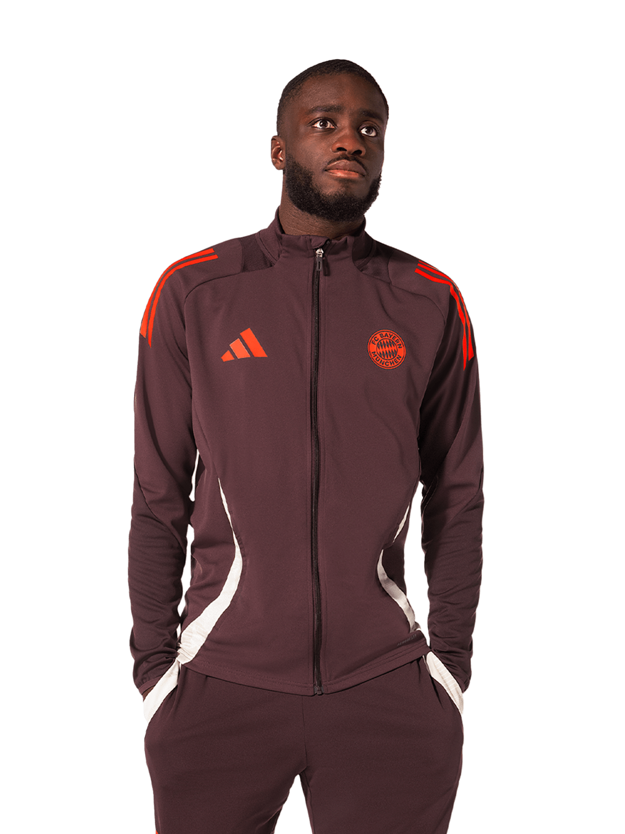 Teamline tracksuit jacket detail 1