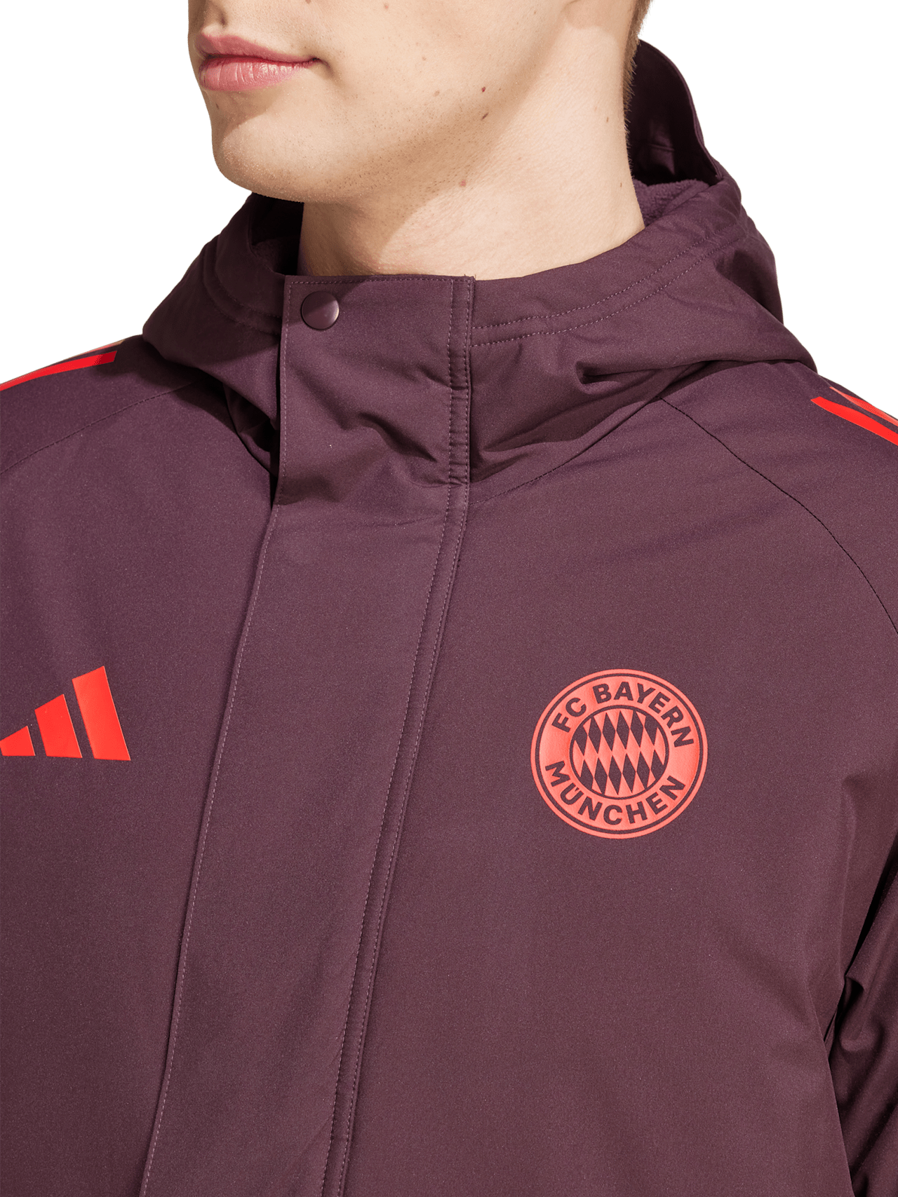 Teamline stadium jacket detail 3
