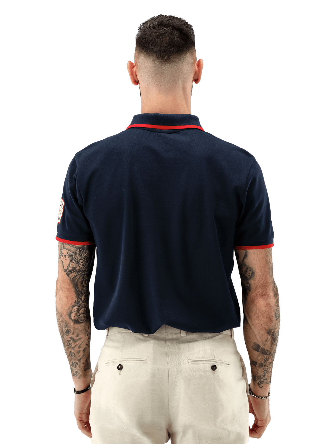 Record champion polo shirt detail 2