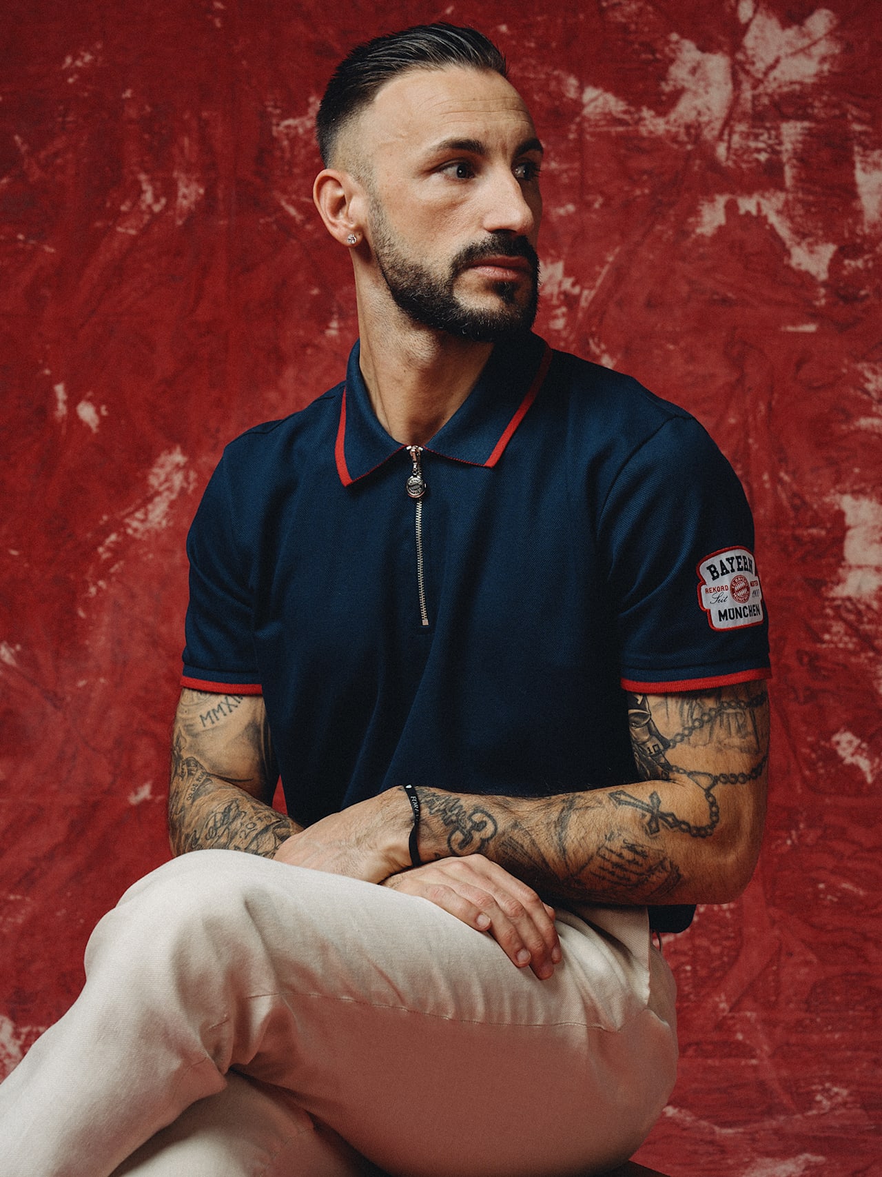 Record champion polo shirt detail 3