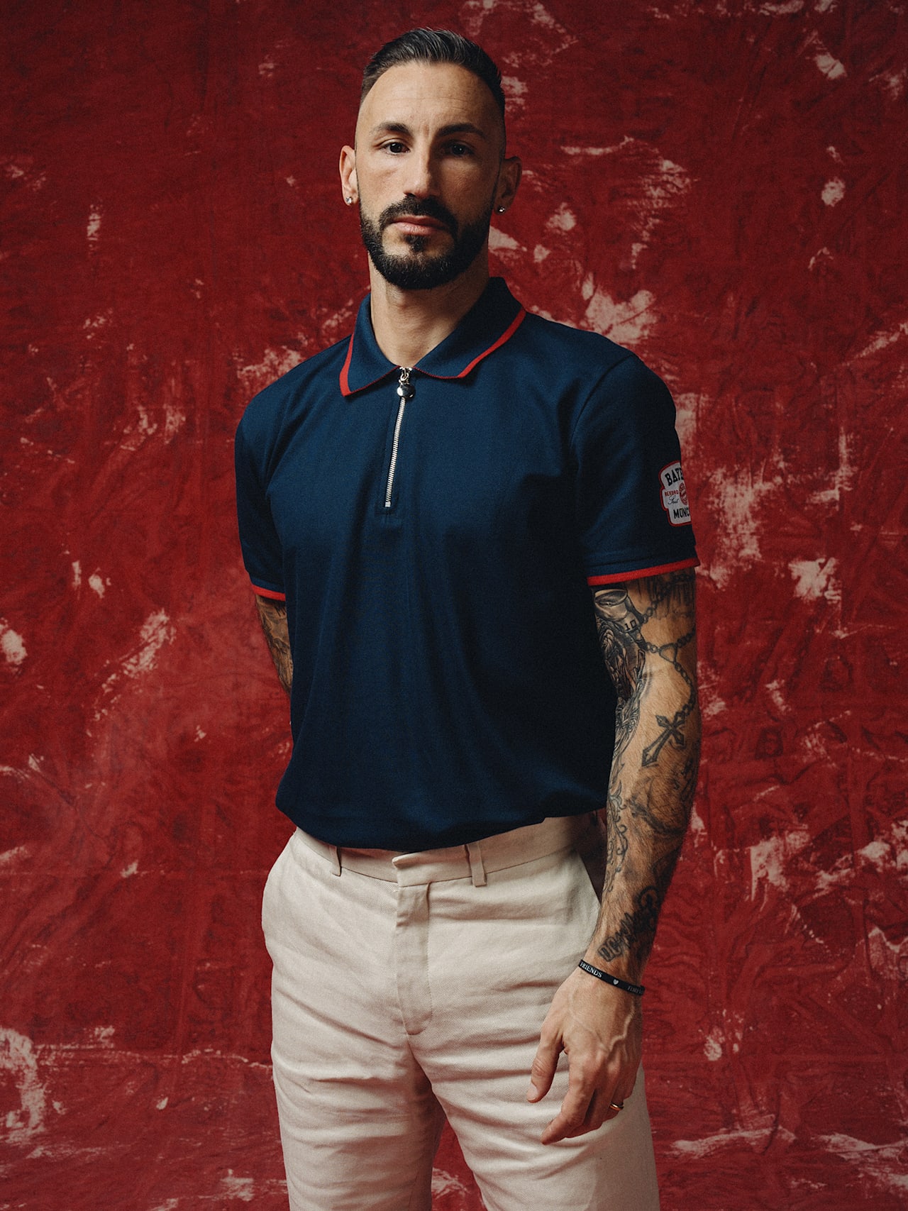 Record champion polo shirt detail 4