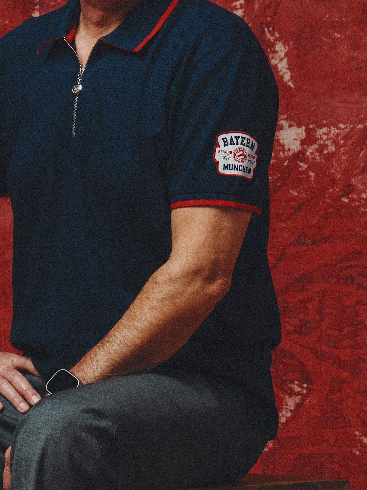 Record champion polo shirt detail 7