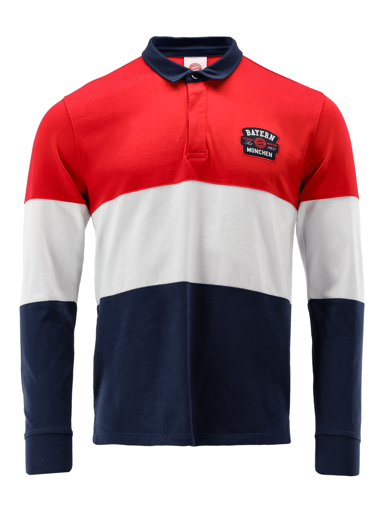 Langarm Poloshirt Rekordmeister detail 1