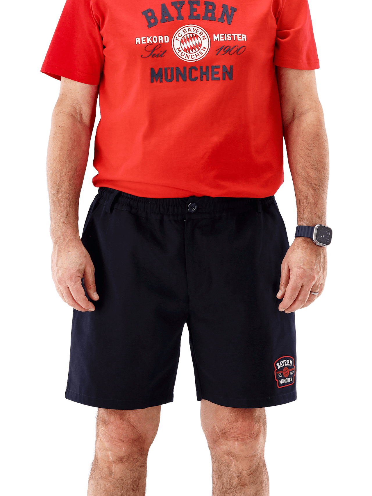 Men Chino shorts record champion 1