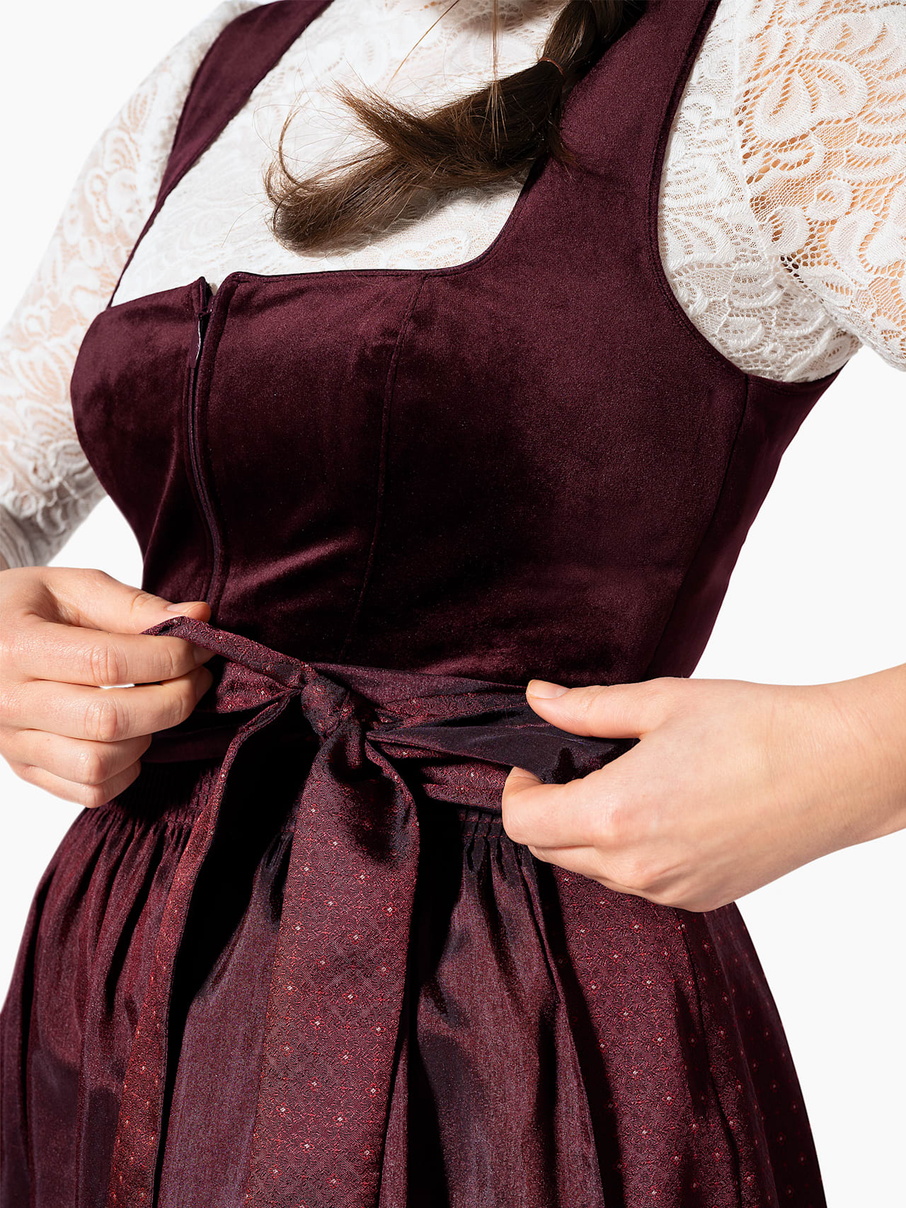 Dirndl Samt detail 6
