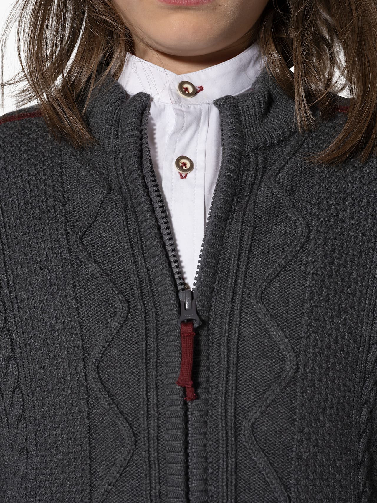 Traditional cardigan detail 6