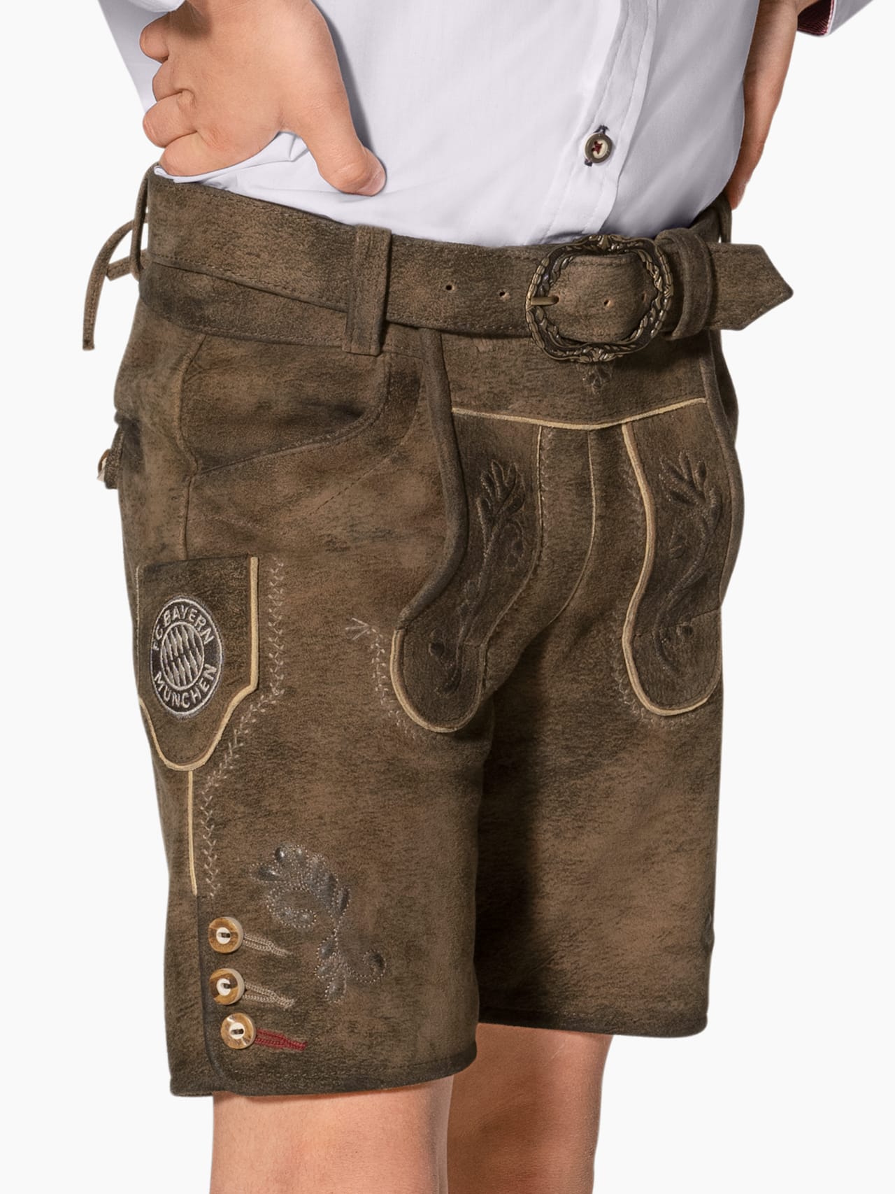 Leather Pants mit Gürtel detail 5