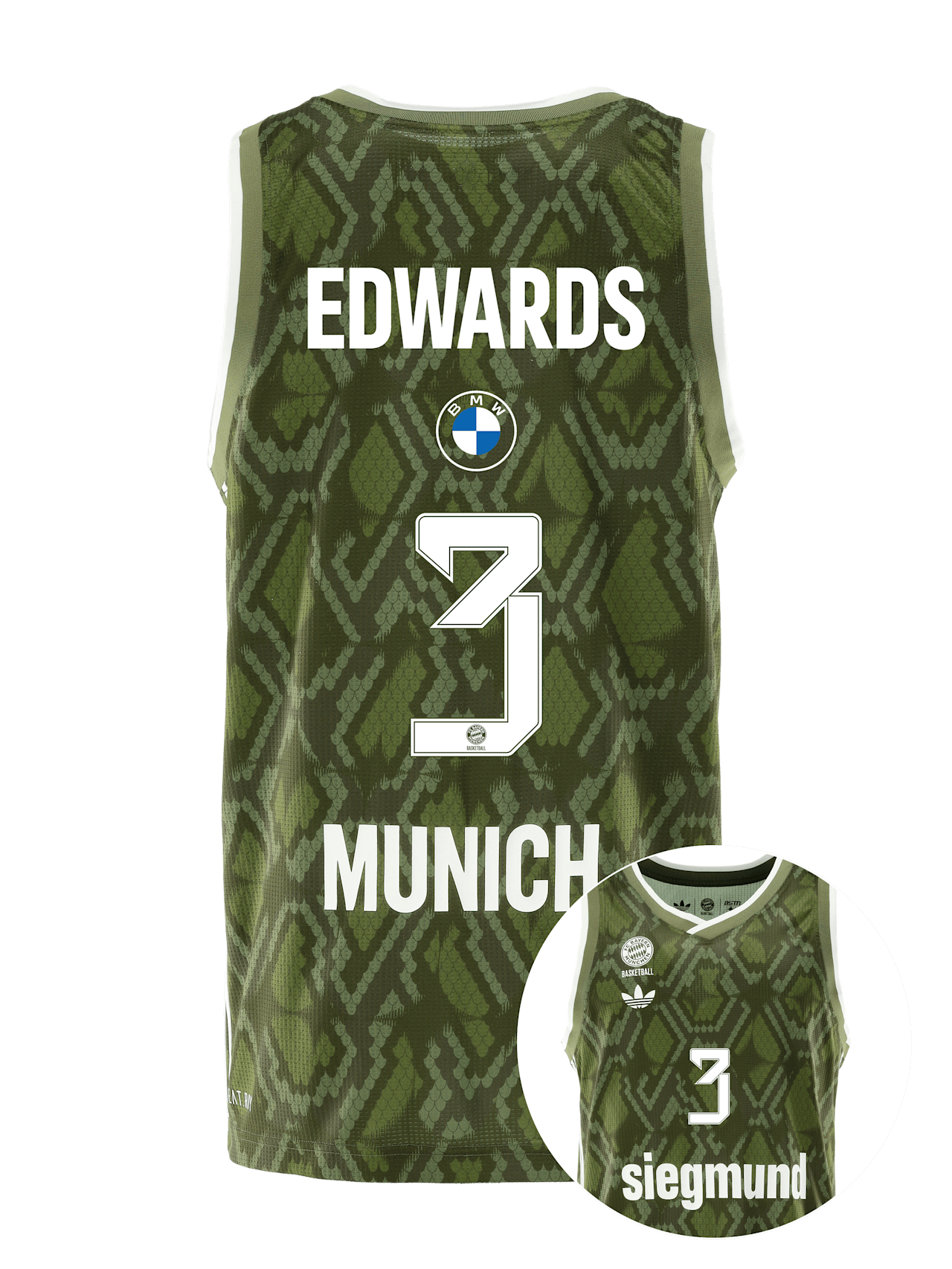 Basketball Authentic Maillot Garden 24-25 detail 2