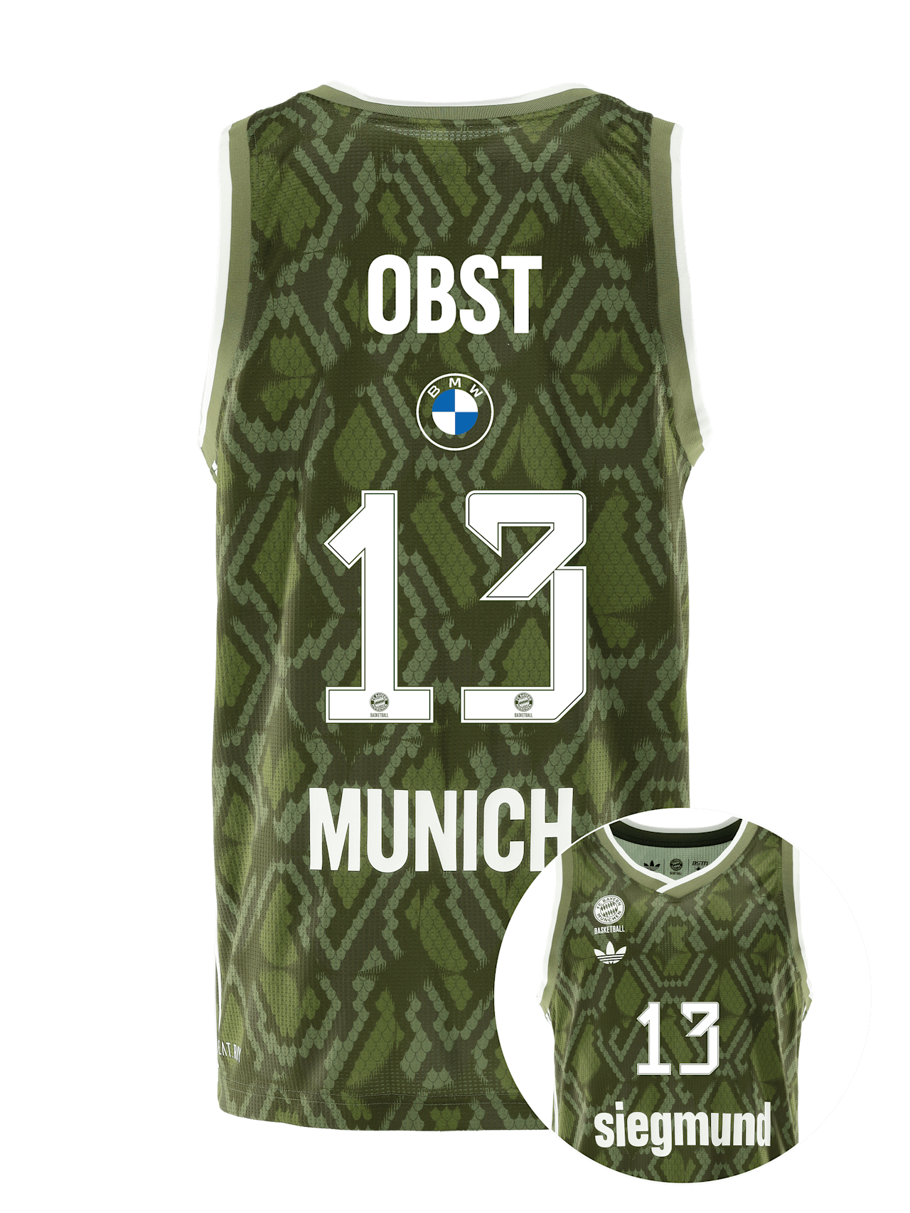 Basketball Authentic Maillot Garden 24-25 detail 2