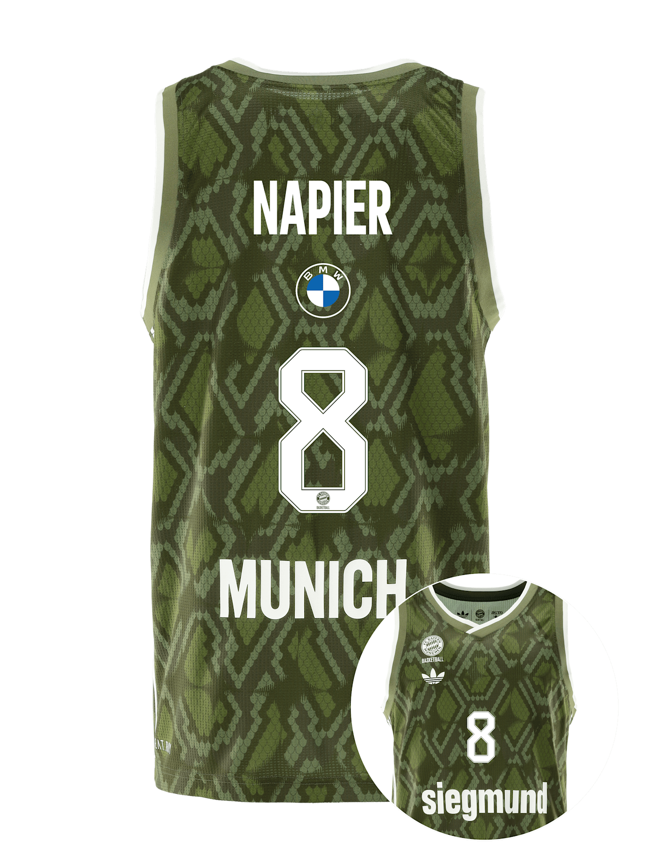 Basketball Authentic Maillot Garden 24-25 detail 2