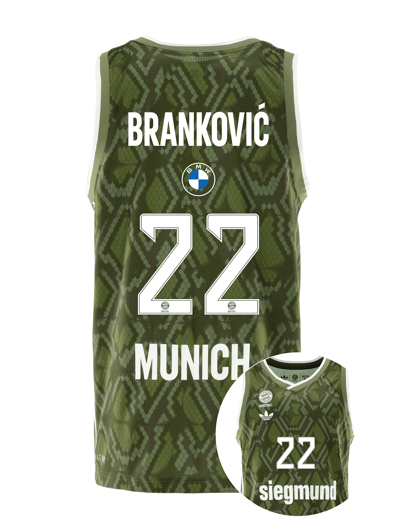 Basketball Auth. Trikot Garden 24-25 detail 2